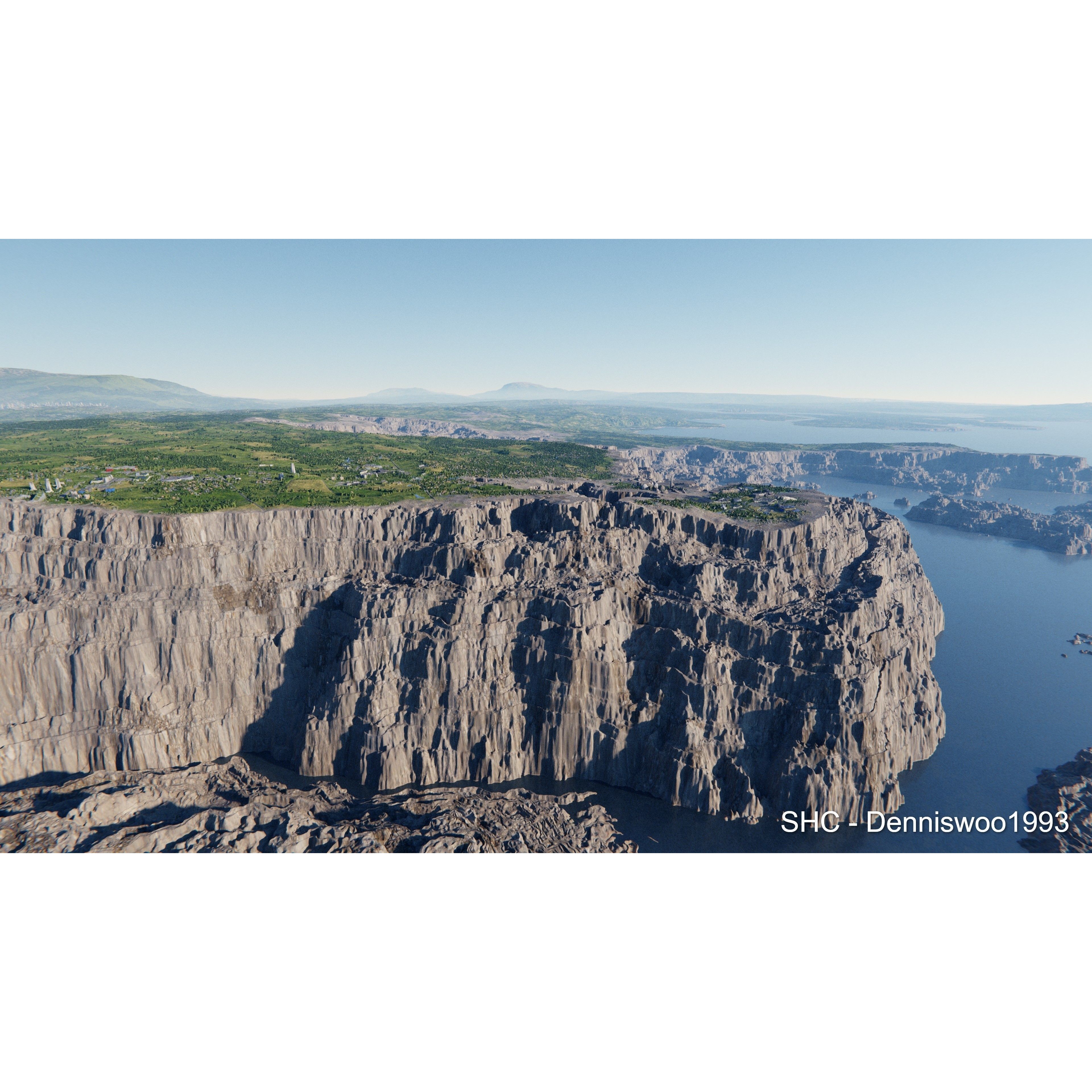 Large Scale Procedural Planet with 3D Cities - 3D Model - View 30