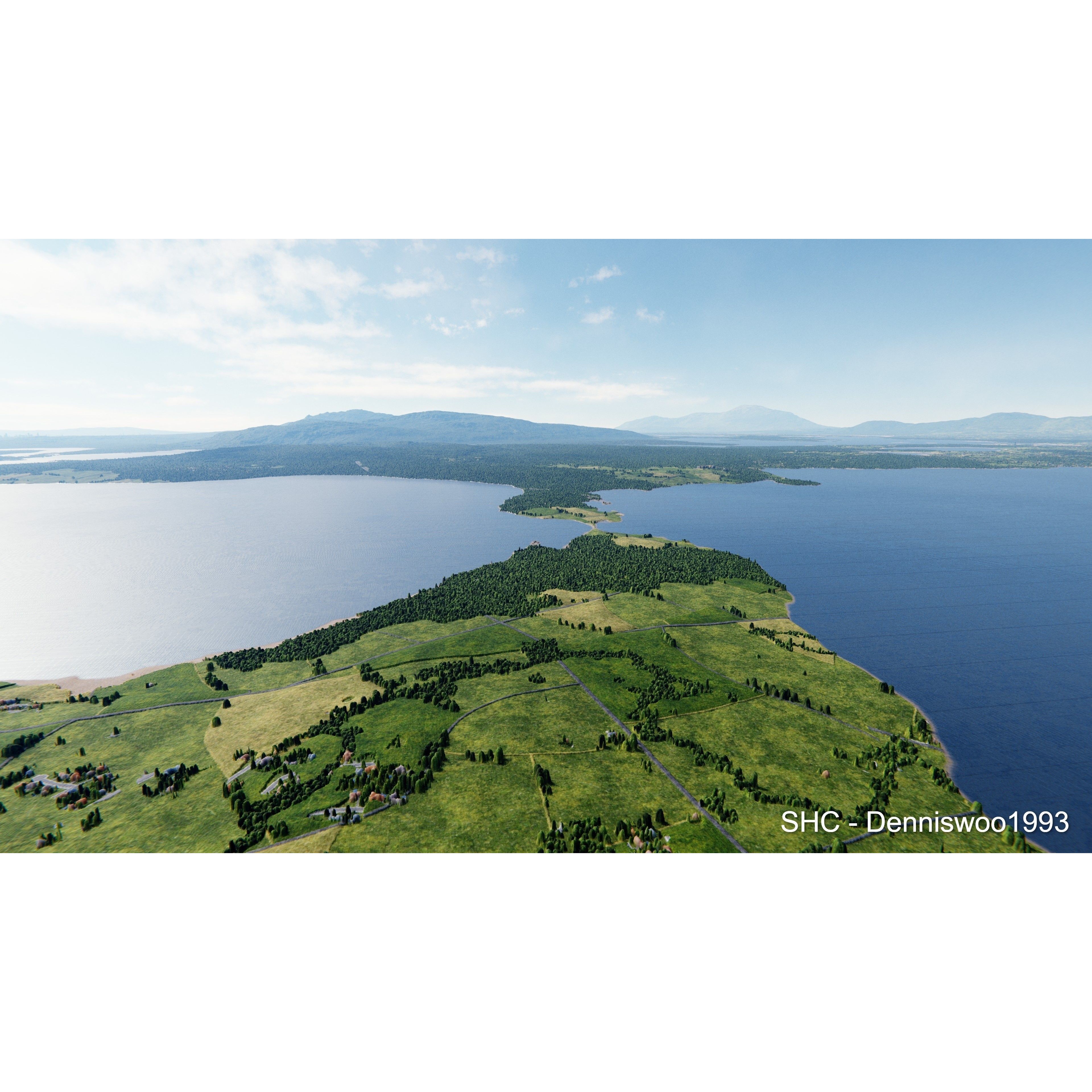 Large Scale Procedural Planet with 3D Cities - 3D Model - View 33