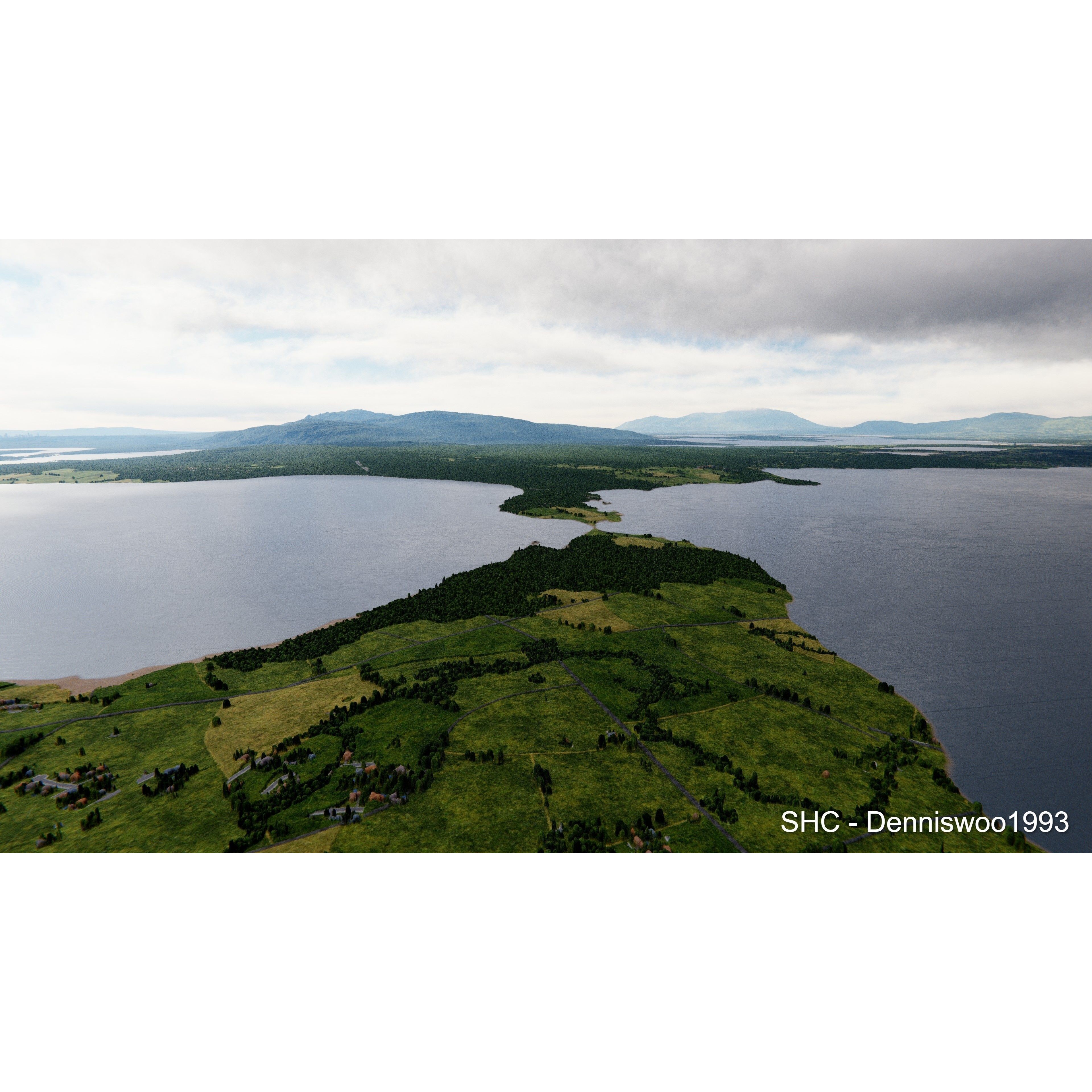 Large Scale Procedural Planet with 3D Cities - 3D Model - View 34