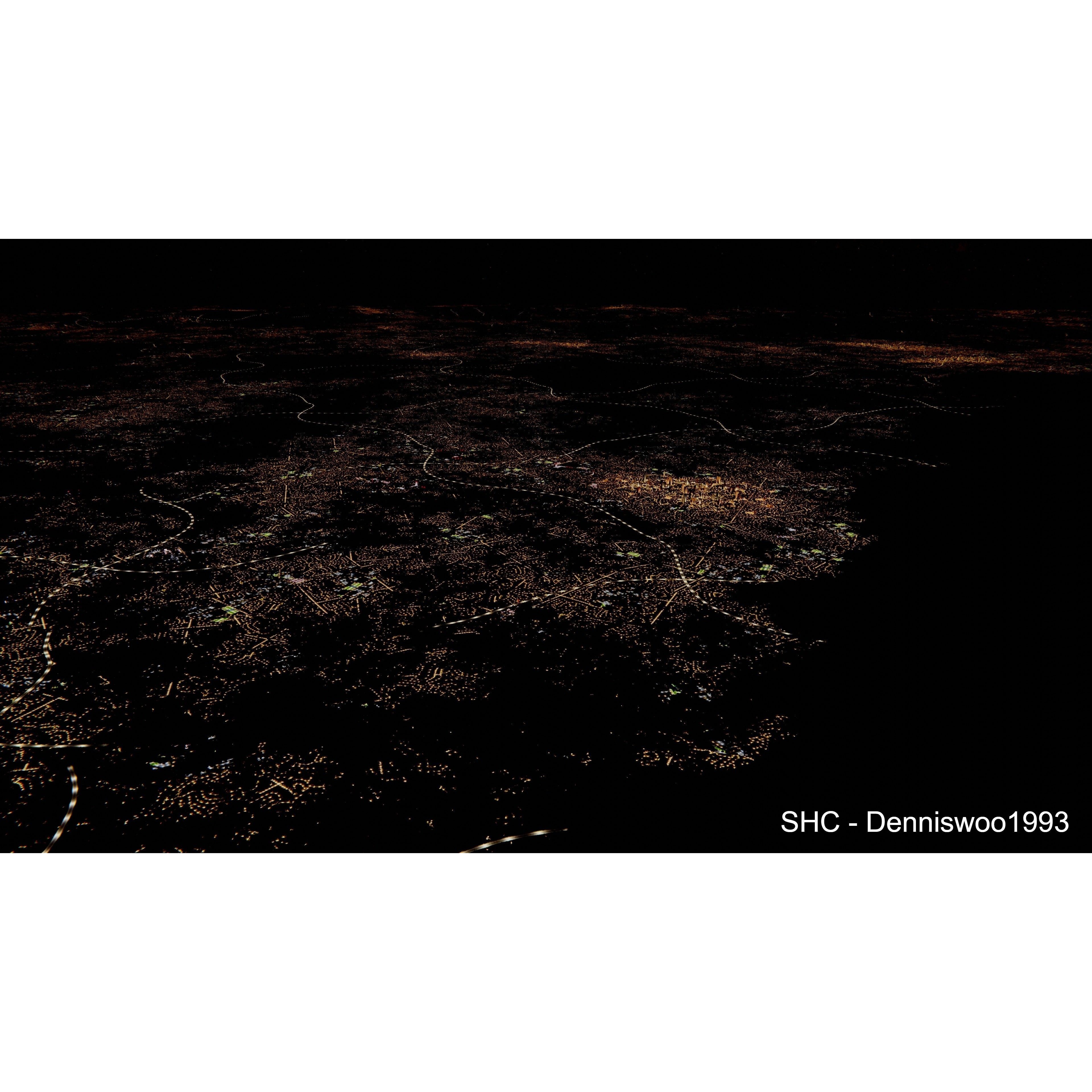 Large Scale Procedural Planet with 3D Cities - 3D Model - View 39