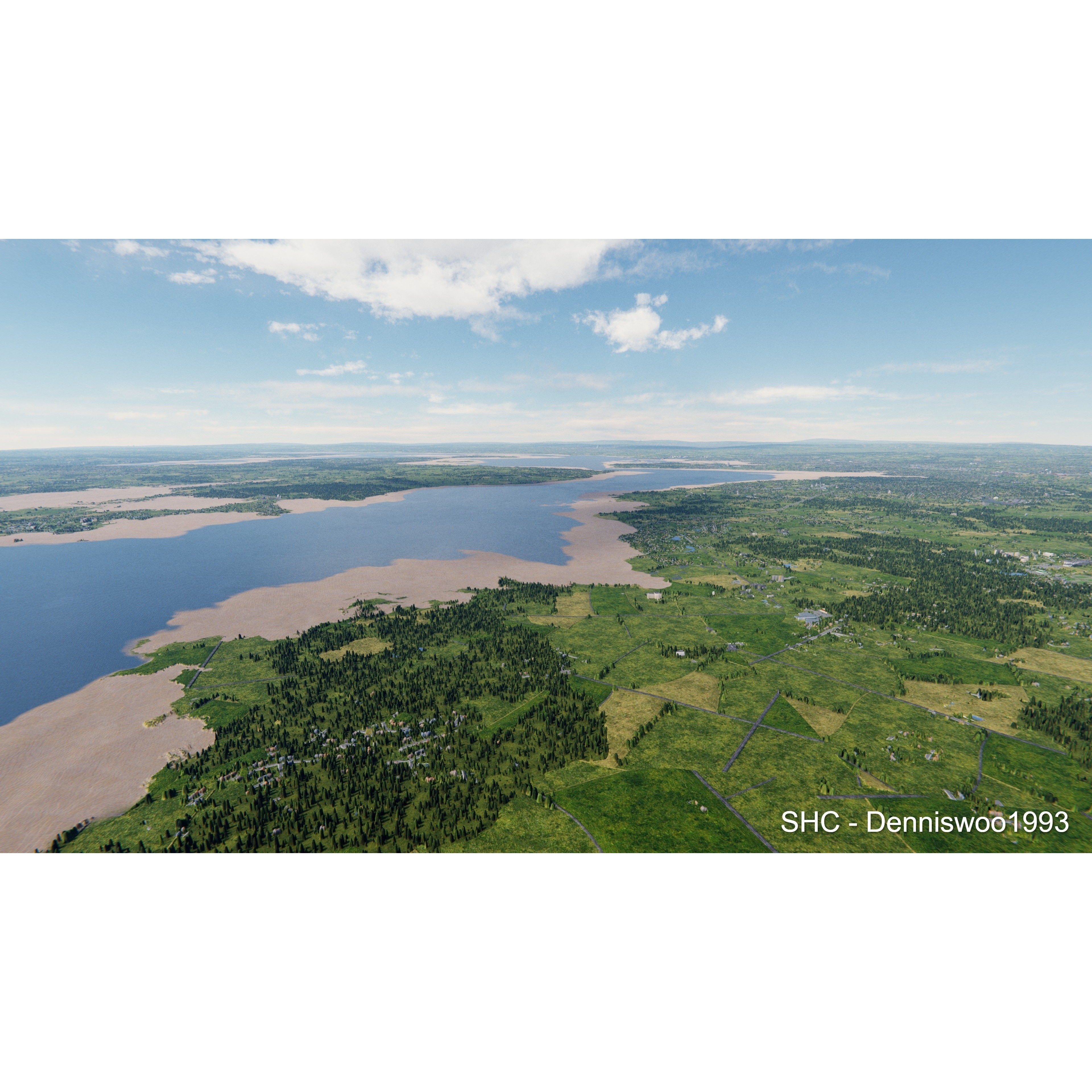 Large Scale Procedural Planet with 3D Cities - 3D Model - View 42