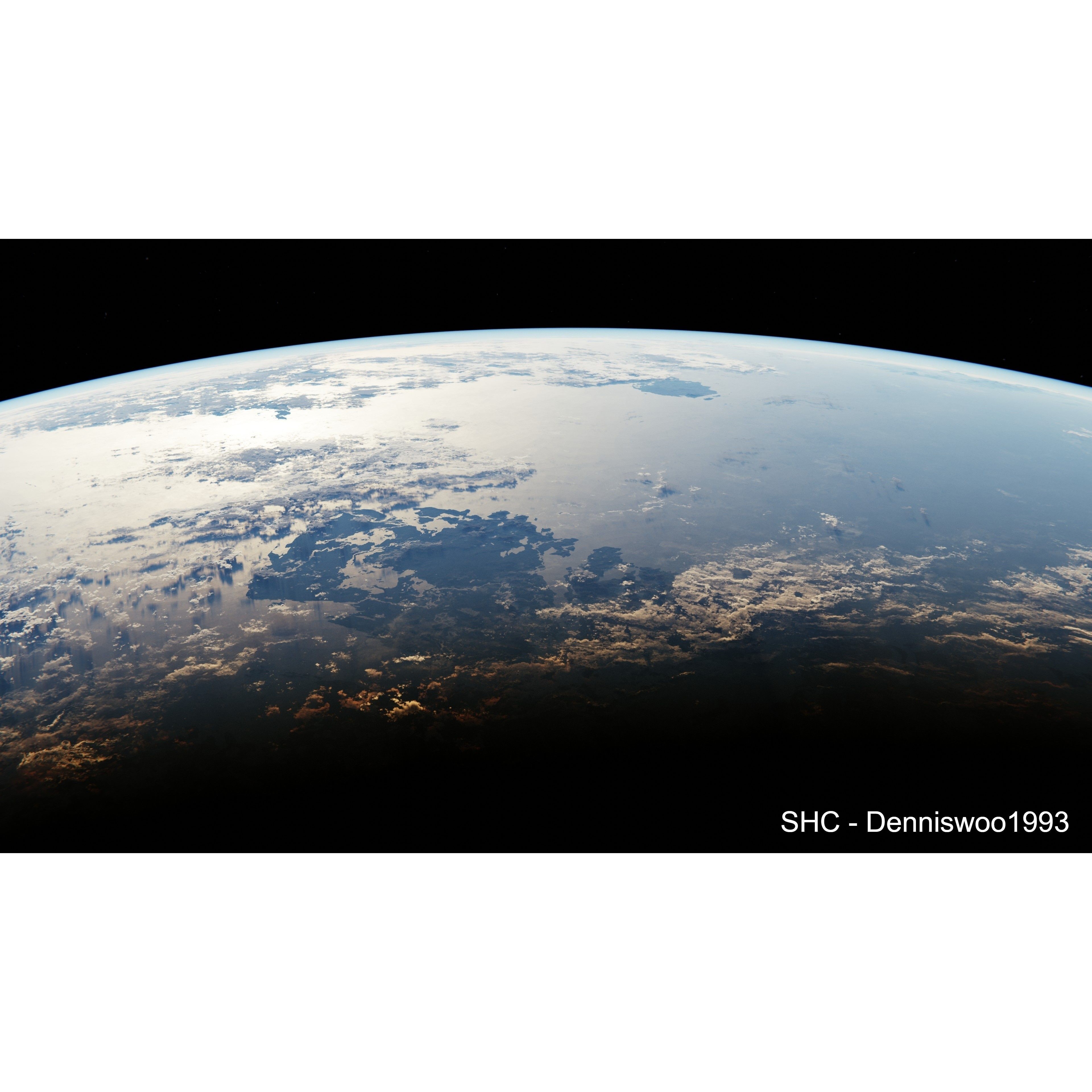 Large Scale Procedural Planet with 3D Cities - 3D Model - View 5