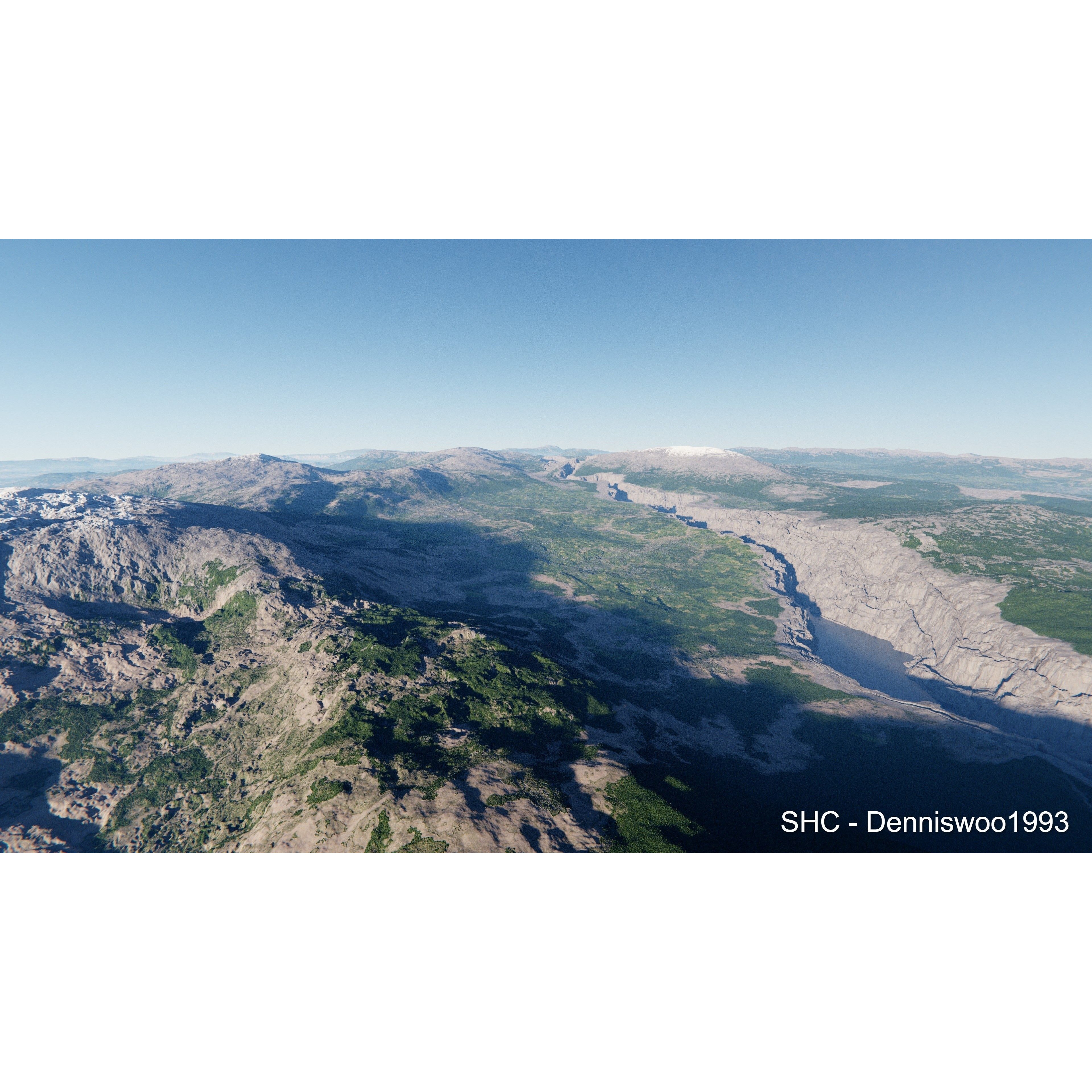 Large Scale Procedural Planet with 3D Cities - 3D Model - View 60