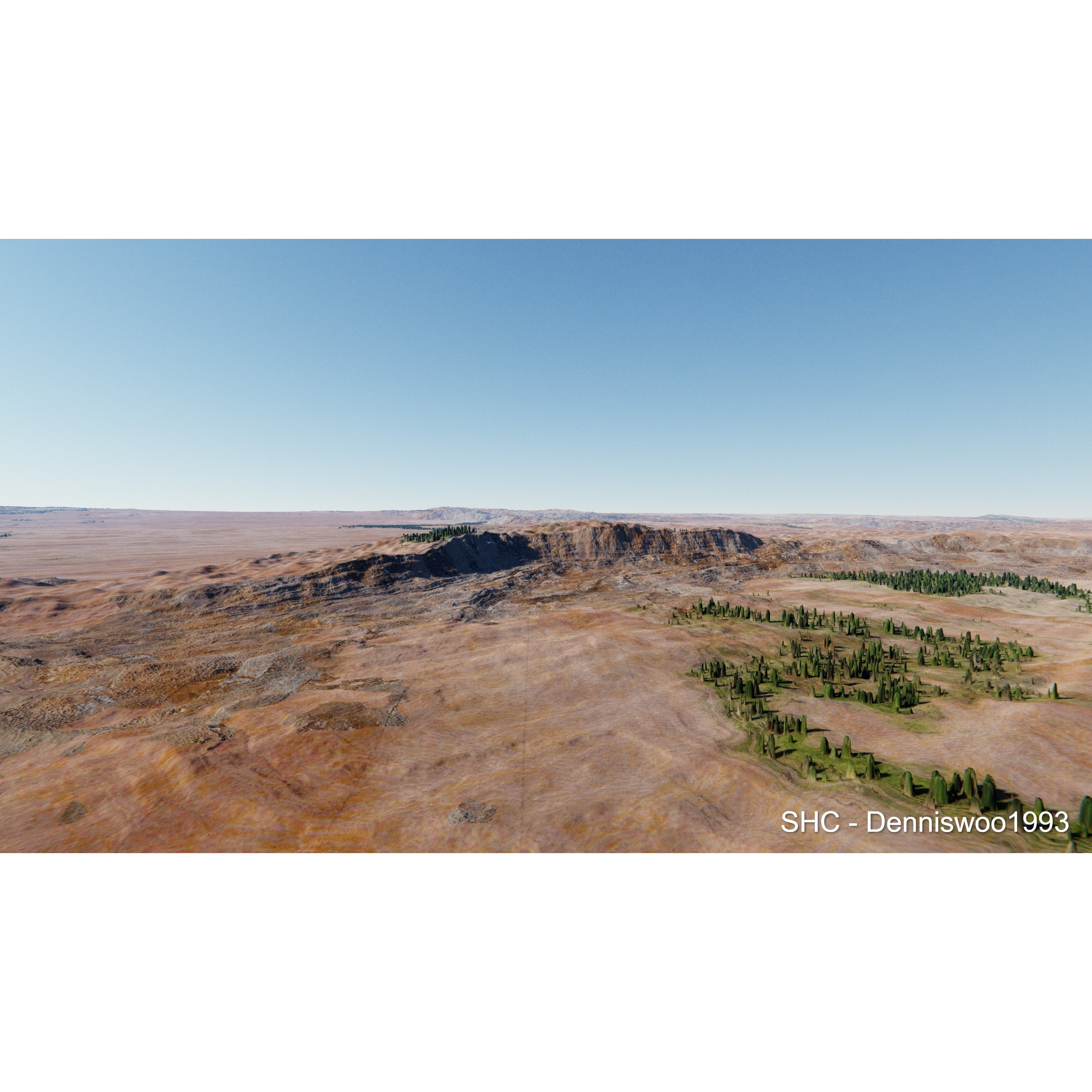 Large Scale Procedural Planet with 3D Cities - 3D Model - View 62