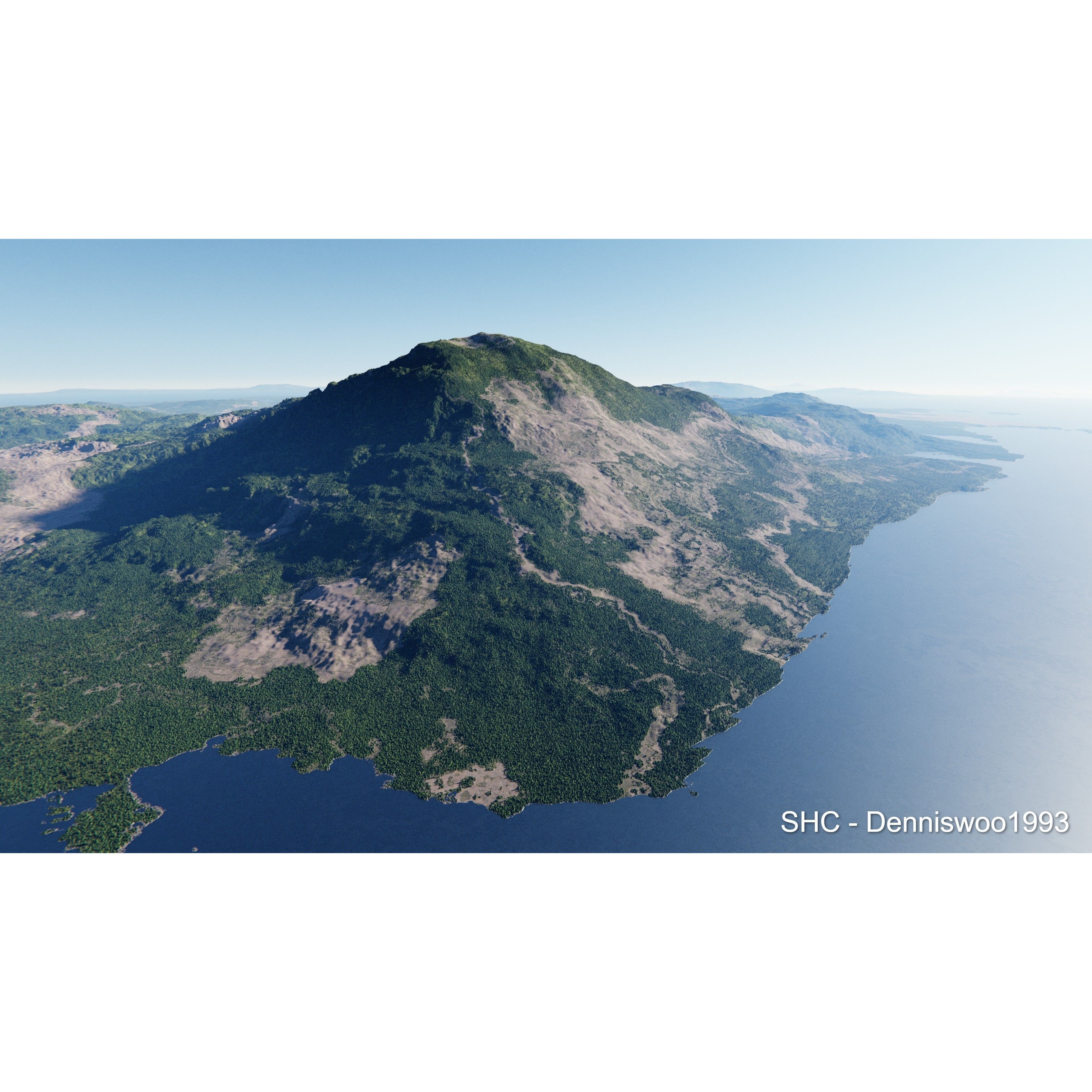 Large Scale Procedural Planet with 3D Cities - 3D Model - View 67