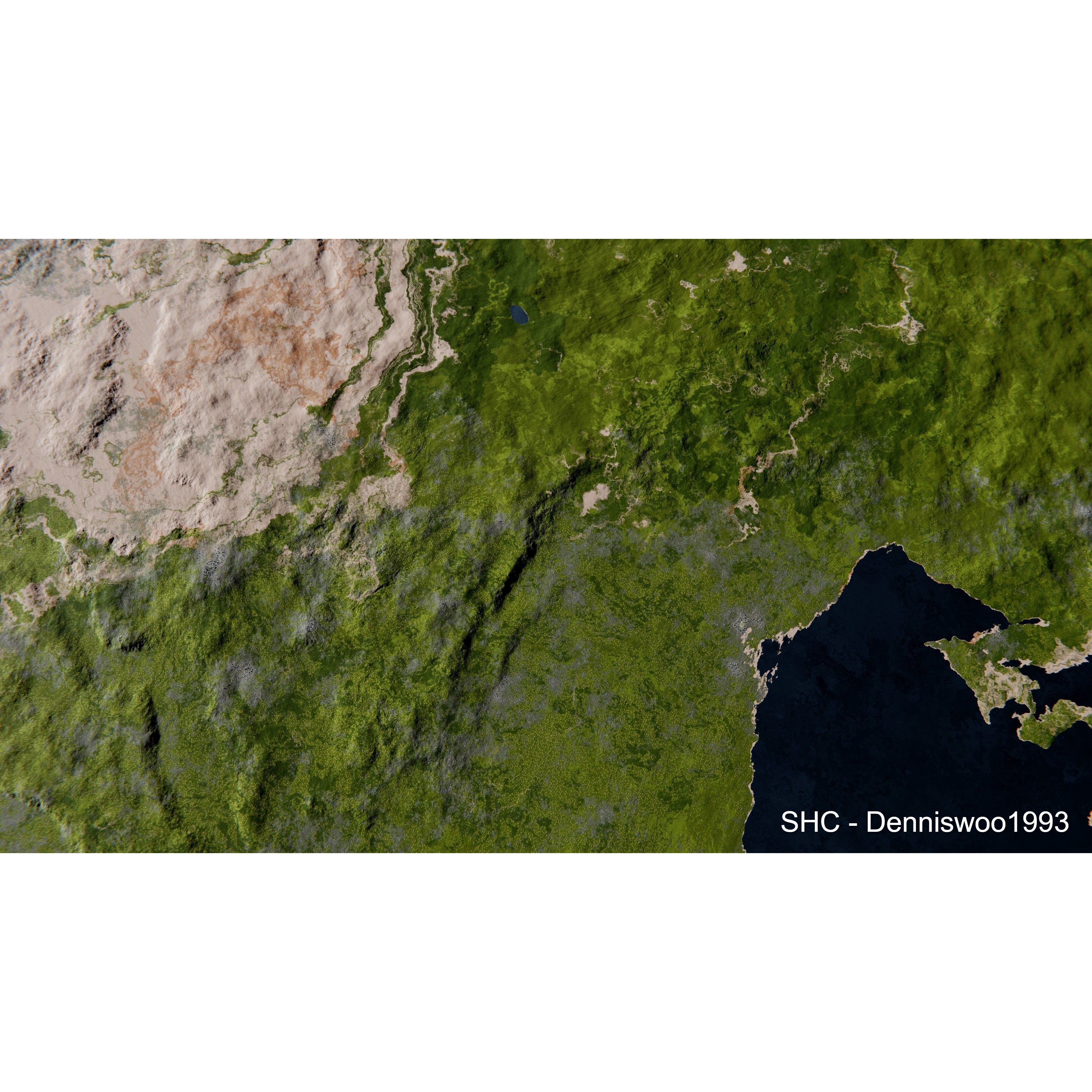 Large Scale Procedural Planet with 3D Cities - 3D Model - View 68