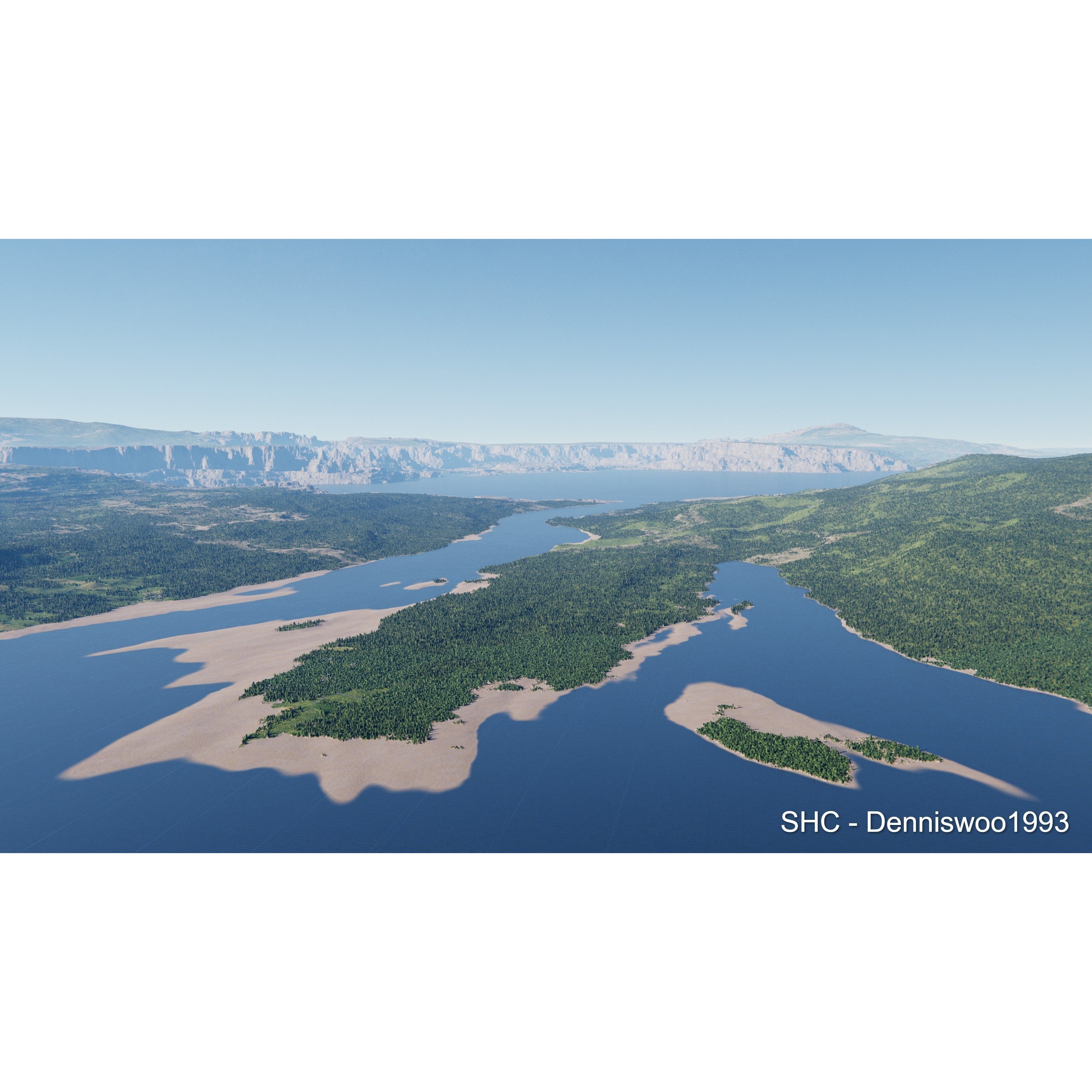 Large Scale Procedural Planet with 3D Cities - 3D Model - View 72