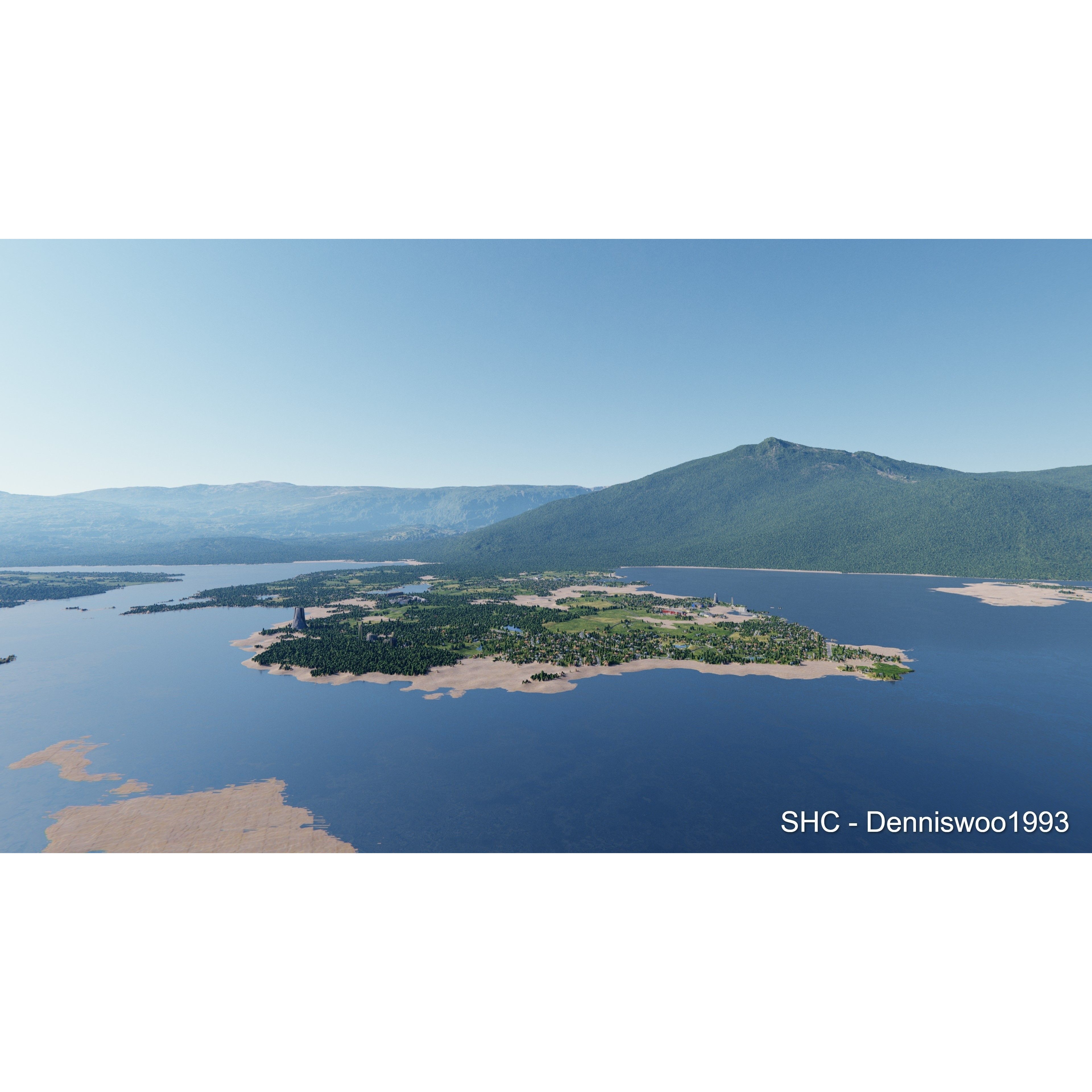 Large Scale Procedural Planet with 3D Cities - 3D Model - View 74