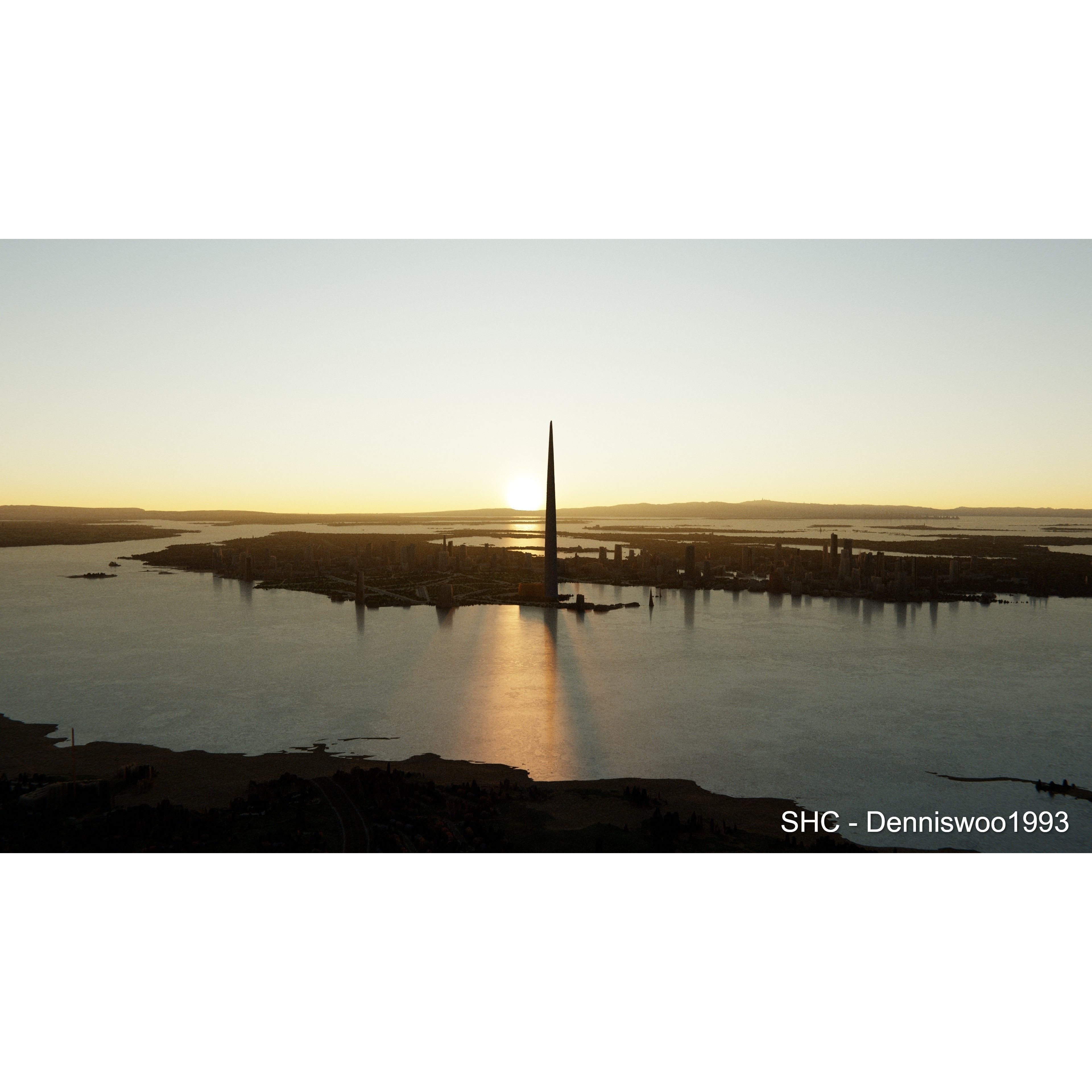 Large Scale Procedural Planet with 3D Cities - 3D Model - View 77