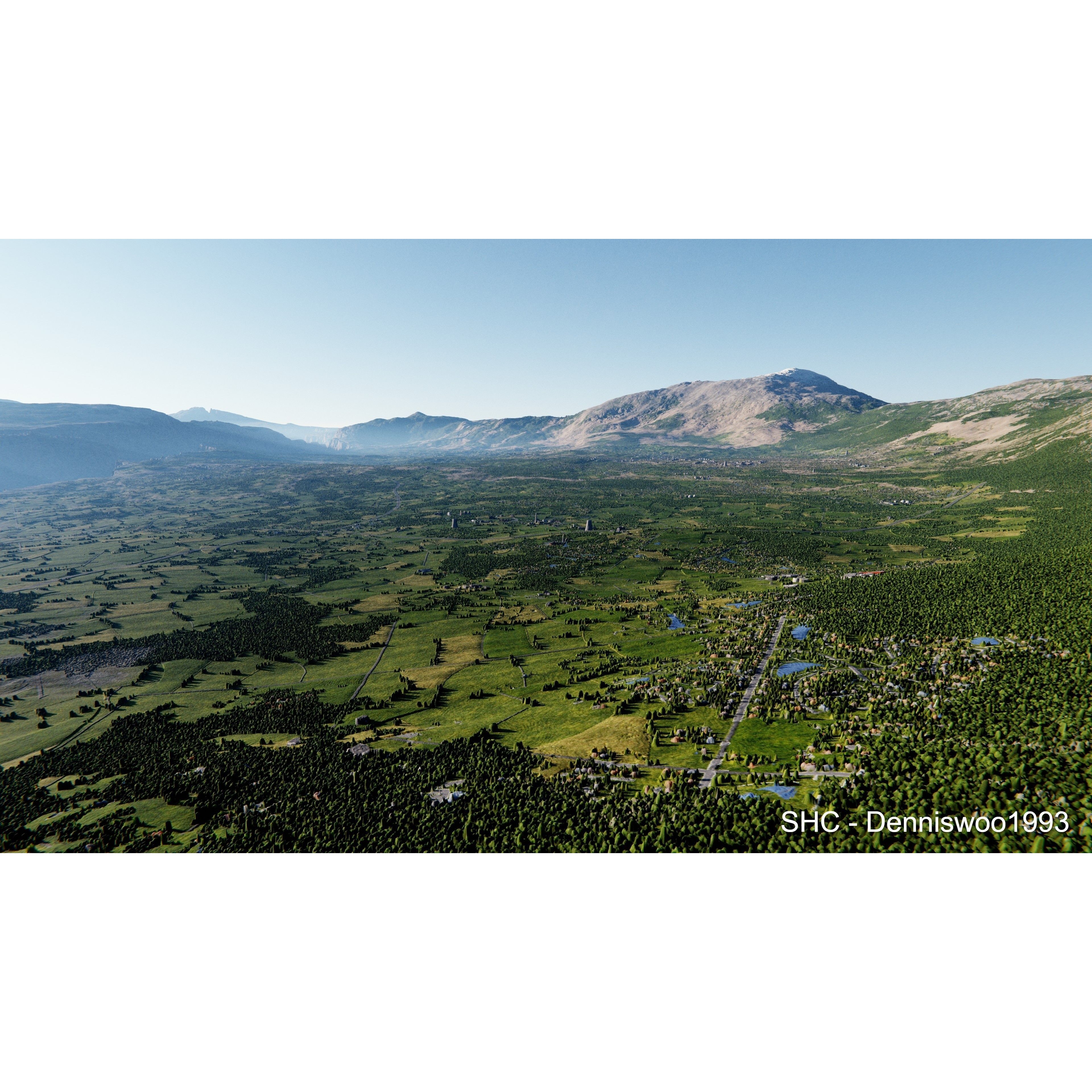 Large Scale Procedural Planet with 3D Cities - 3D Model - View 80