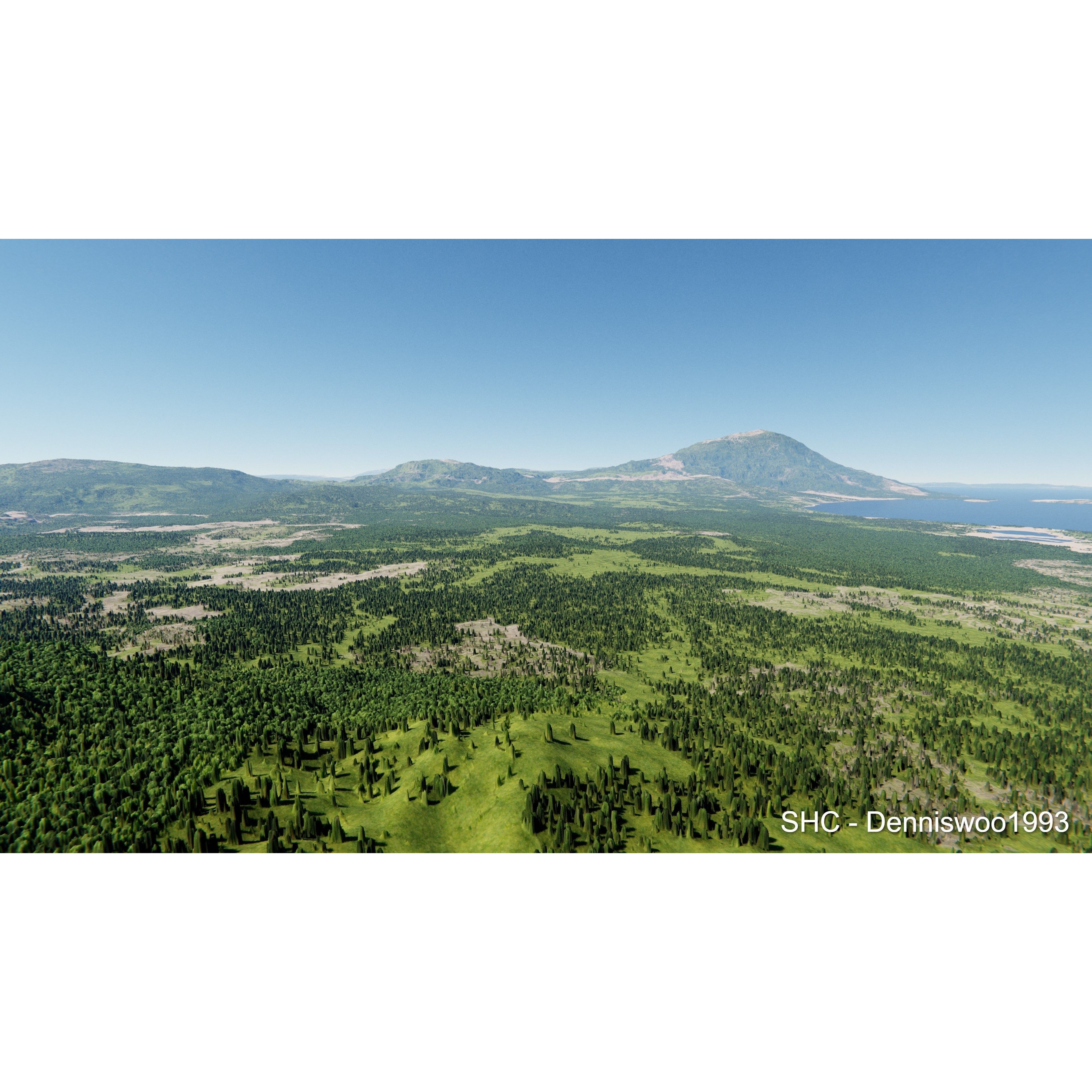 Large Scale Procedural Planet with 3D Cities - 3D Model - View 83