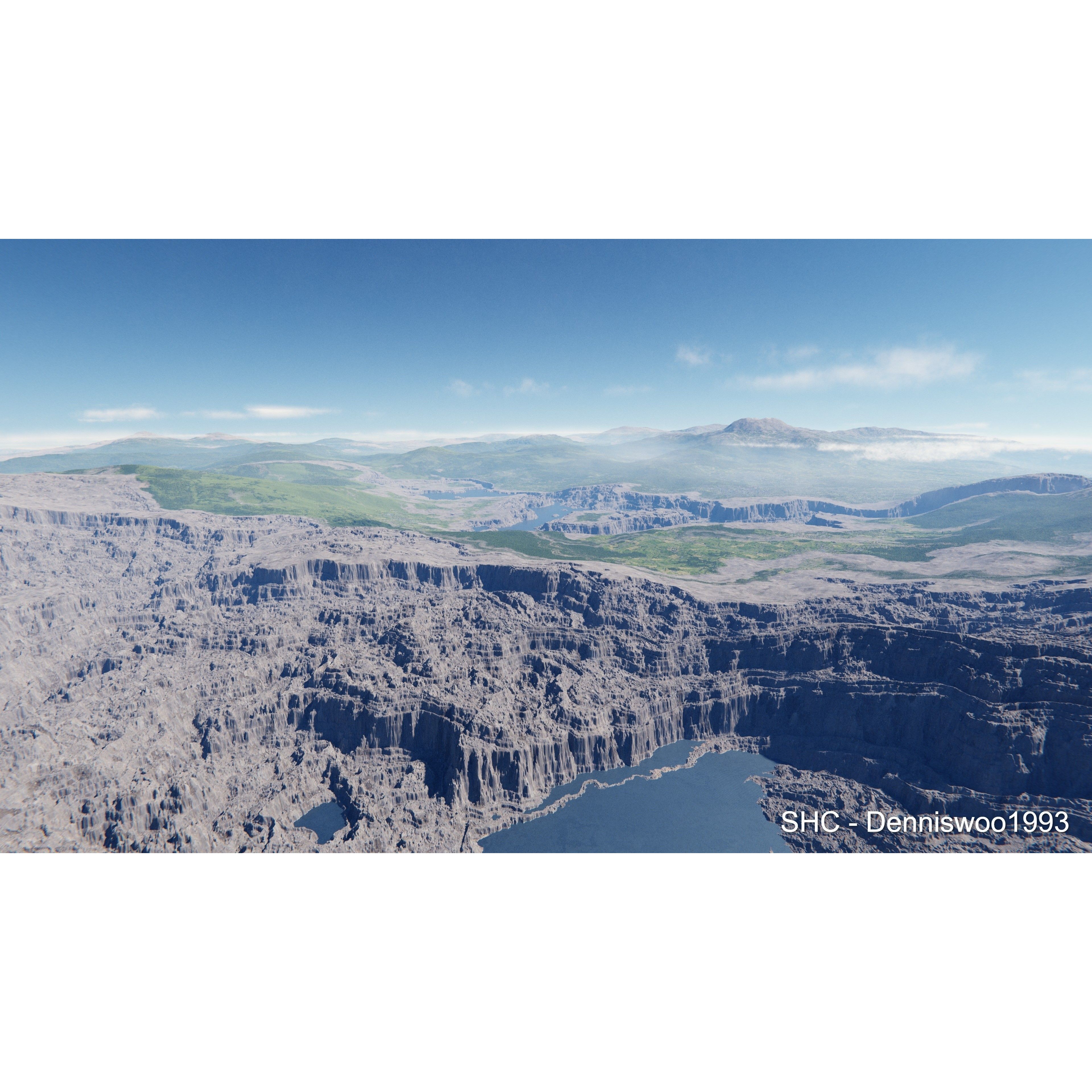 Large Scale Procedural Planet with 3D Cities - 3D Model - View 86