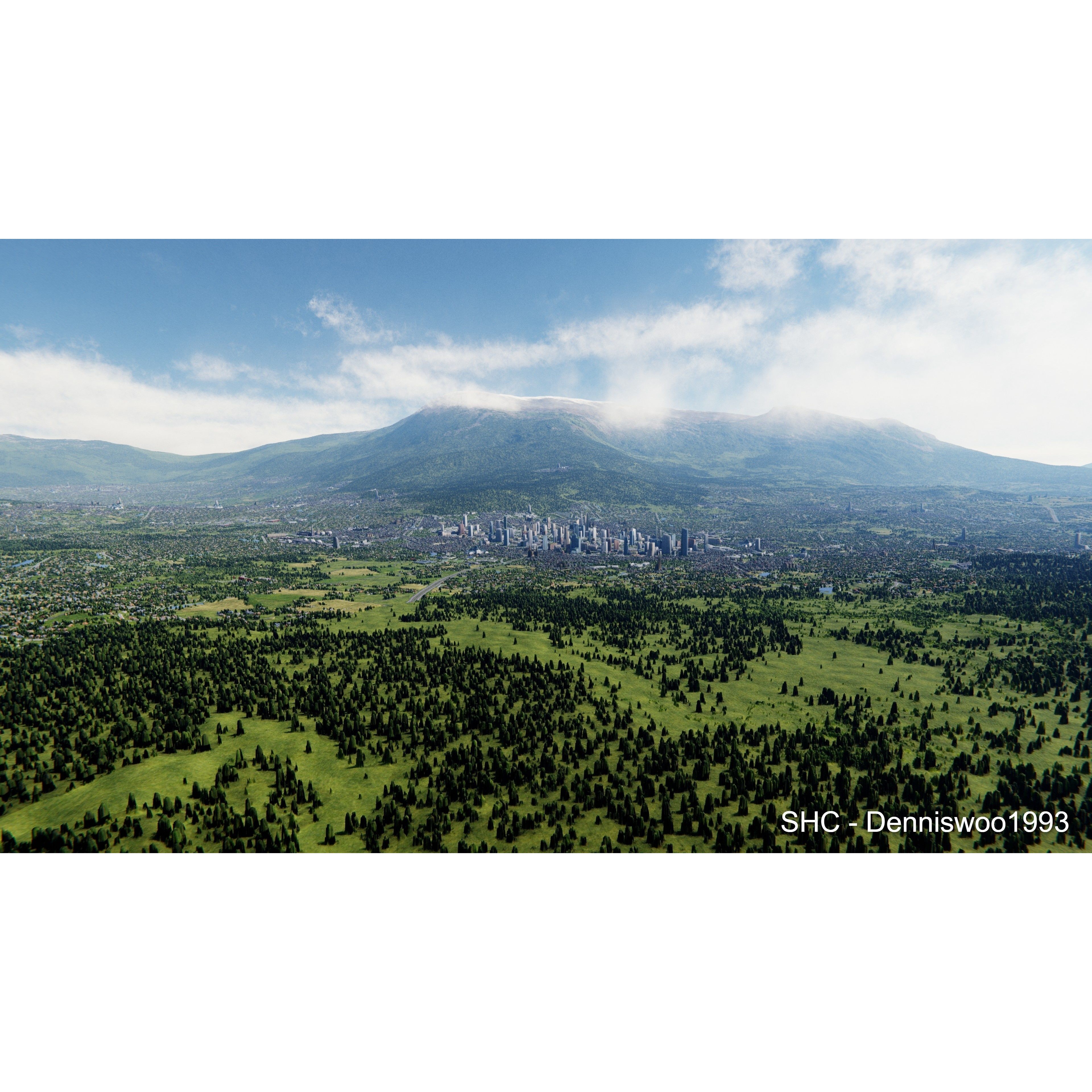 Large Scale Procedural Planet with 3D Cities - 3D Model - View 87