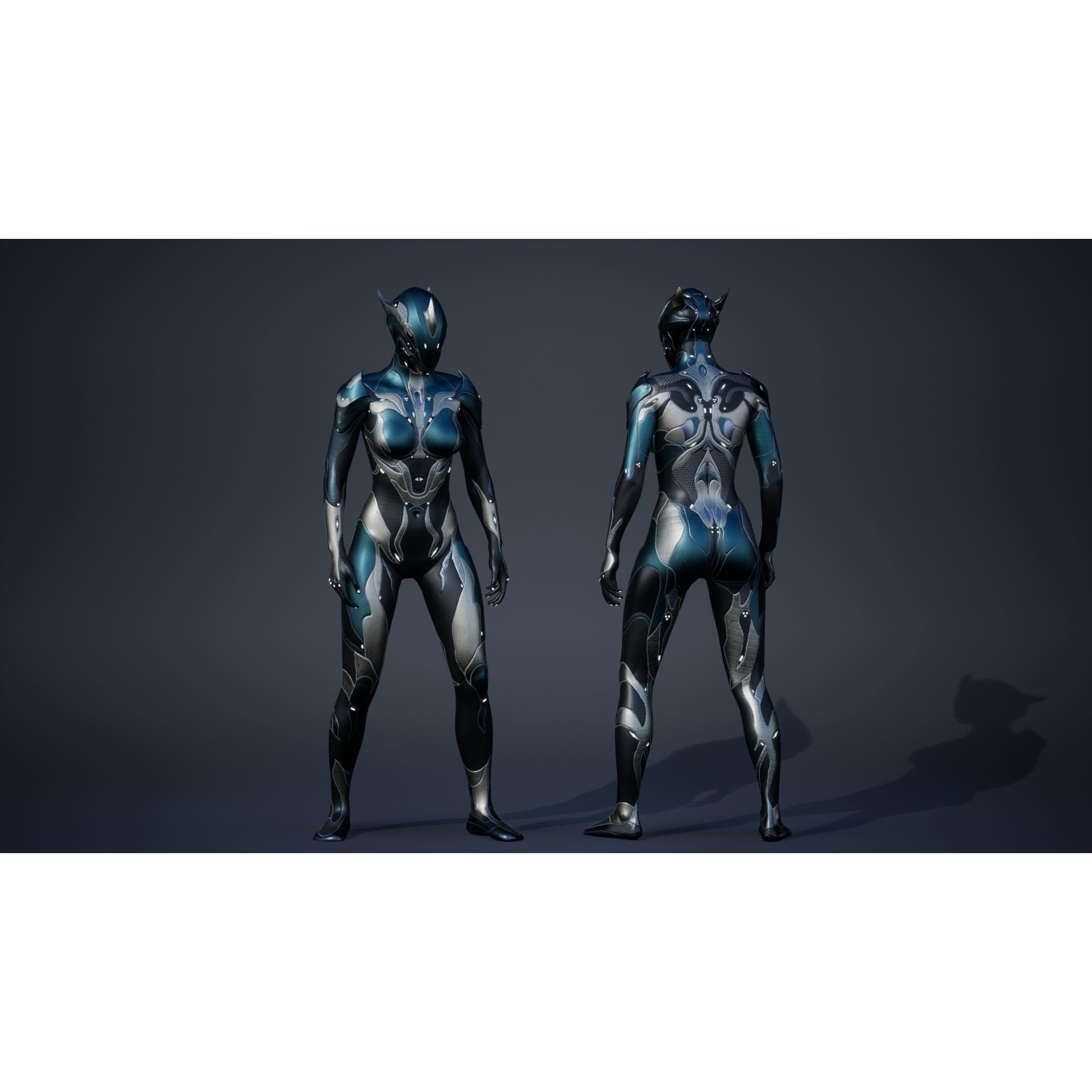 Female Creature 1 - Low-Poly Game-Ready 3D Model - View 15