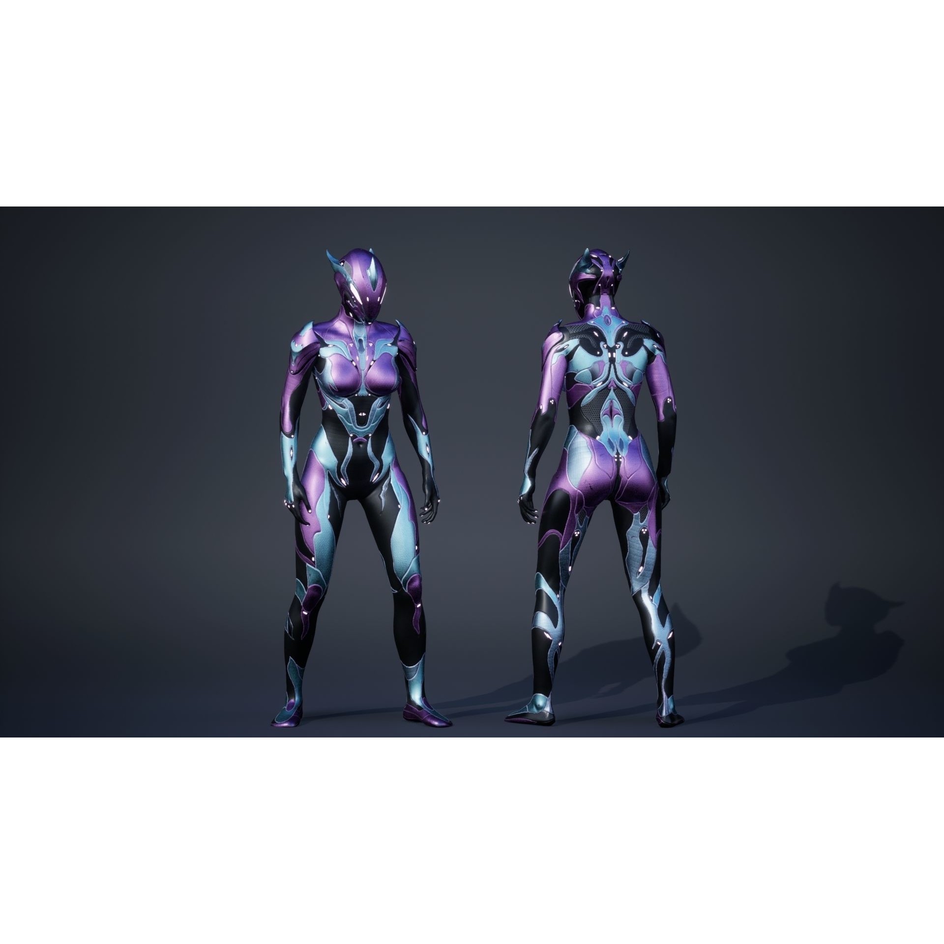 Female Creature 1 - Low-Poly Game-Ready 3D Model - View 18