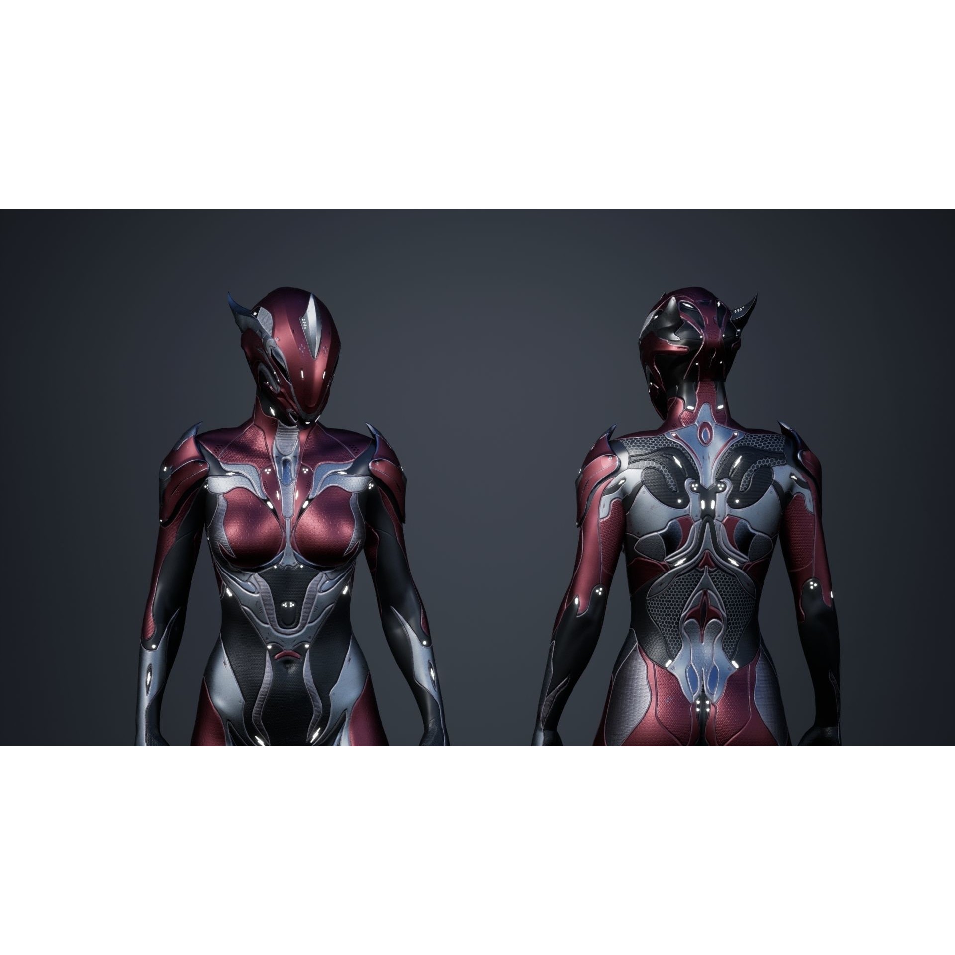 Female Creature 1 - Low-Poly Game-Ready 3D Model - View 3
