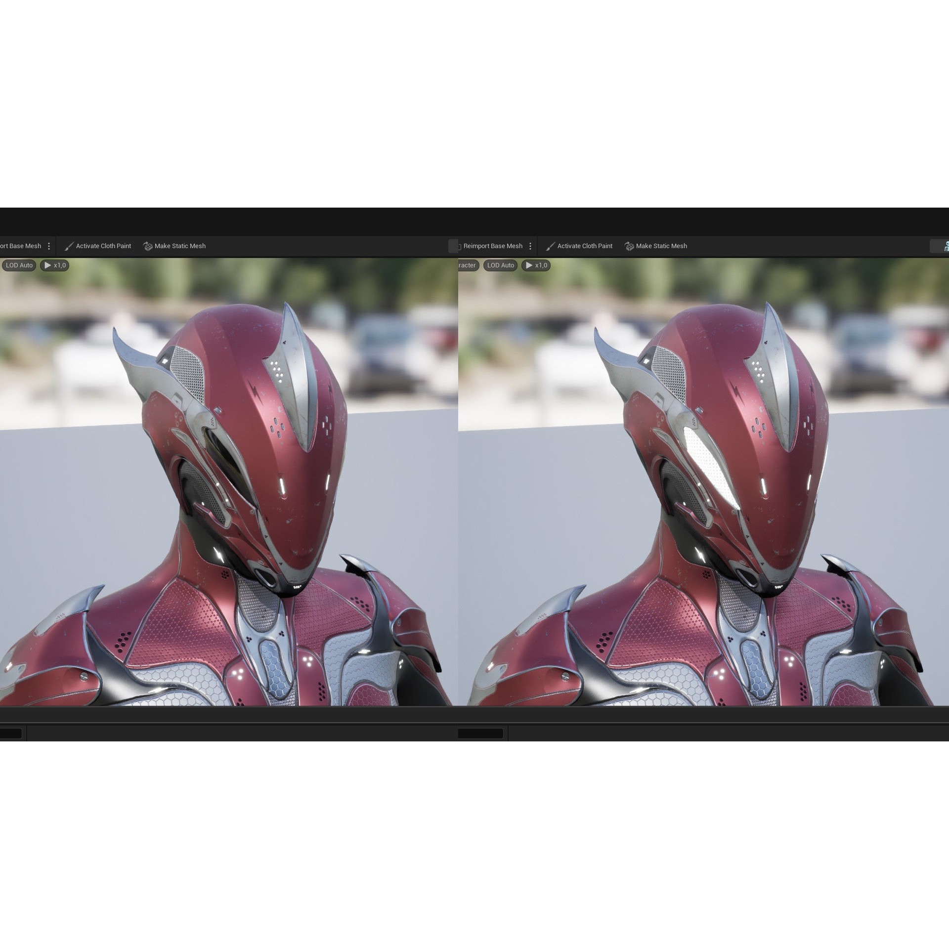 Female Creature 1 - Low-Poly Game-Ready 3D Model - View 6
