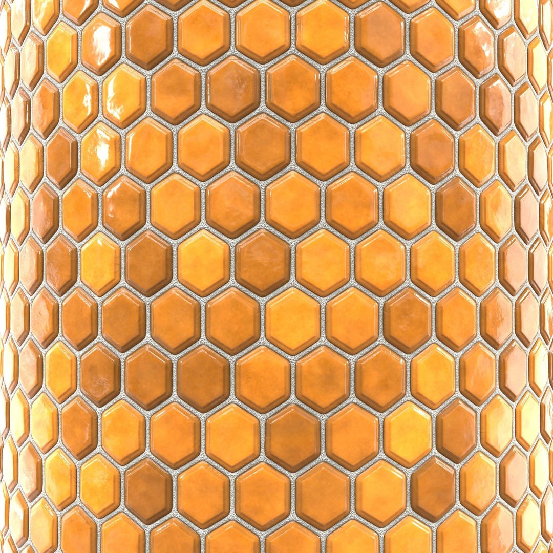 Kitchen Glaze Tile 3D Model – PBR Texture, 7 Colors, OBJ & Max - View 10