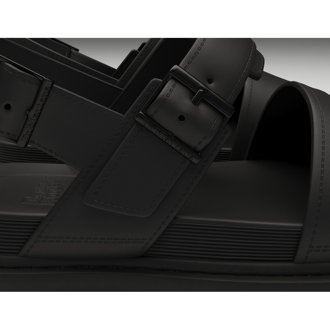 Sandals 3D Model – Low Poly Game Ready Footwear, FBX, Blender - View 4