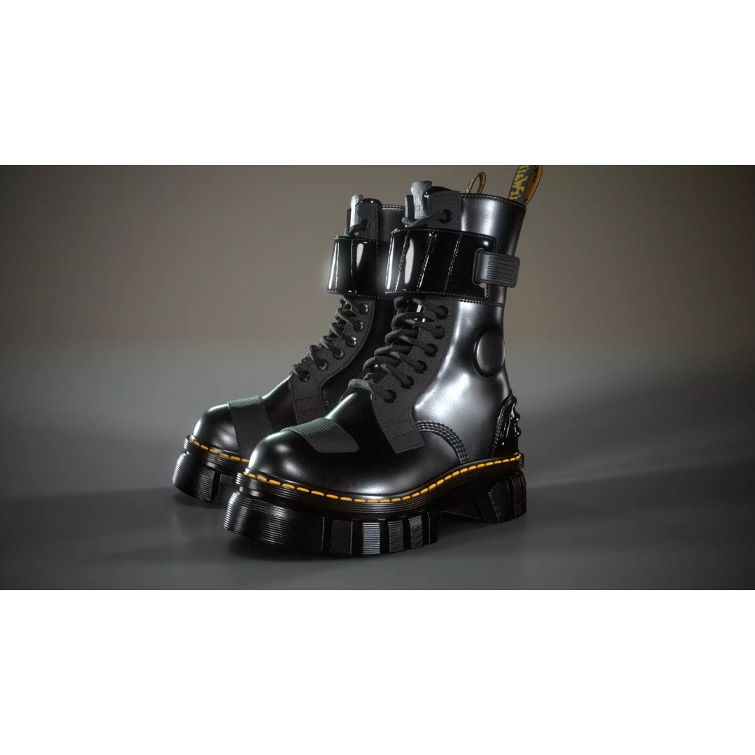 Dr Martens Audrick Alternative 3D Model – Low Poly Game-Ready Asset, FBX - View 2