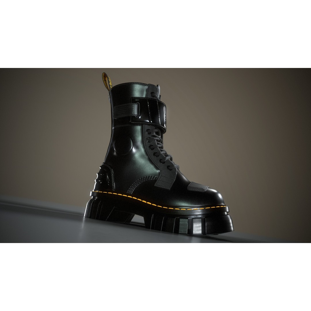 Dr Martens Audrick Alternative 3D Model – Low Poly Game-Ready Asset, FBX - View 5