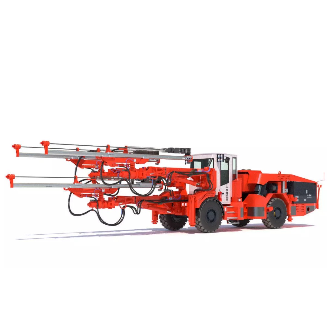 Three-Boom Jumbo Drill Rig DD530 3D Model – High-Detail Industrial Asset, FBX/OBJ - View 2