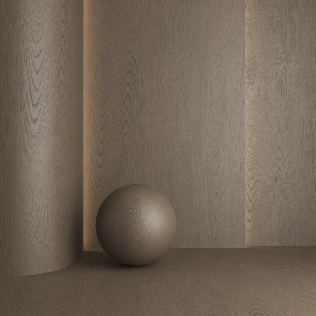 Oak Wood Texture Set 3D Model – 7 Colors, PBR Textures, FBX & OBJ - View 6