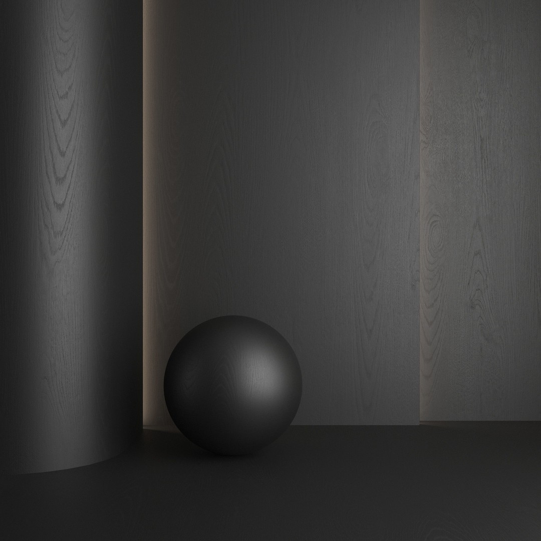 Oak Wood Texture Set 3D Model – 7 Colors, PBR Textures, FBX & OBJ - View 7