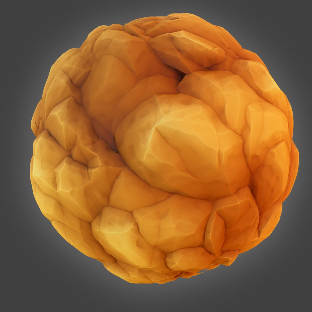 Cartoon Oasis Materials 3D Model – PBR Textures for Natural Environments - View 3