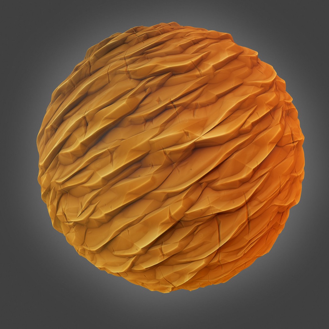 Cartoon Oasis Materials 3D Model – PBR Textures for Natural Environments - View 5