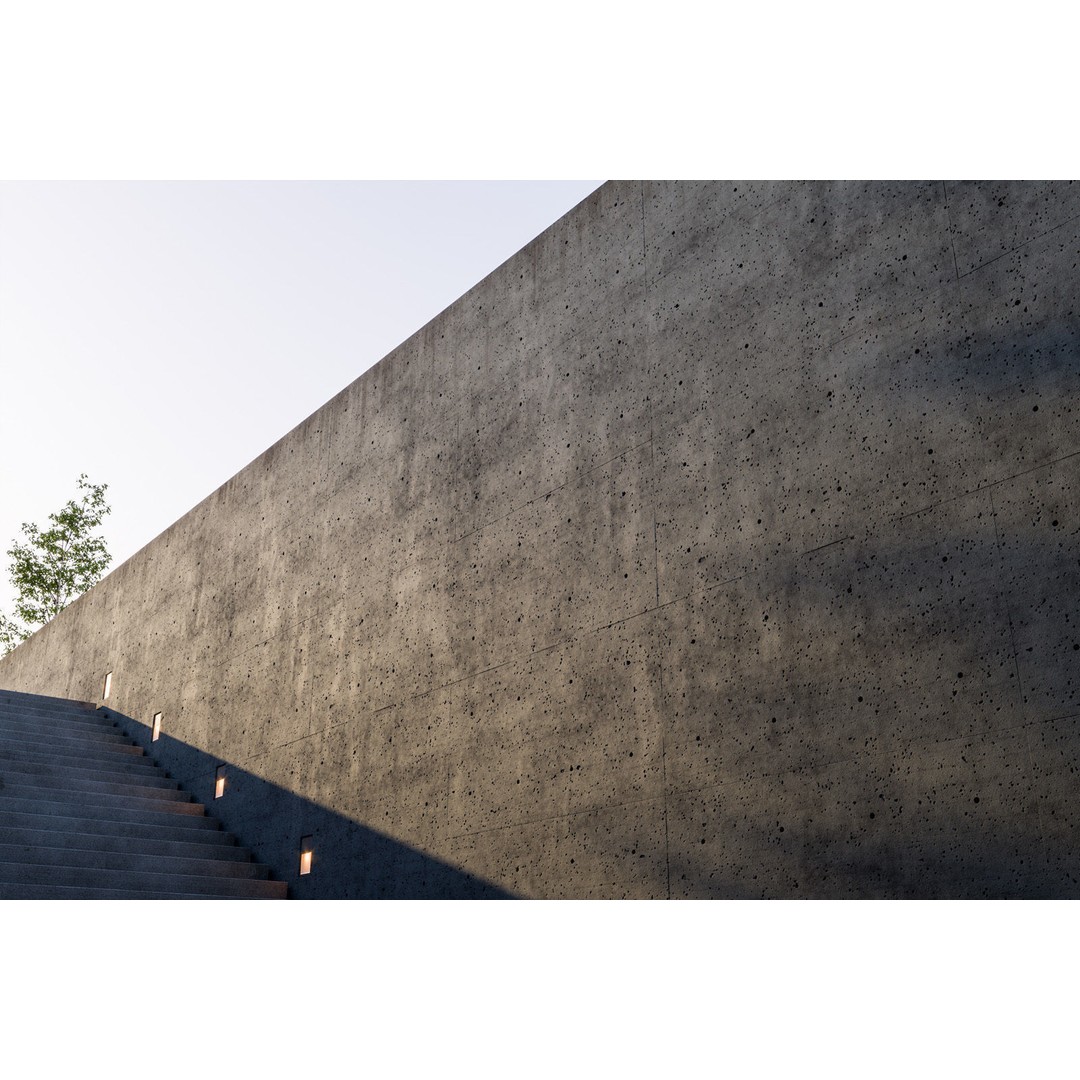 Large Area Concrete Textures Pack 3D Model – 8K Architectural Visualizations - View 23