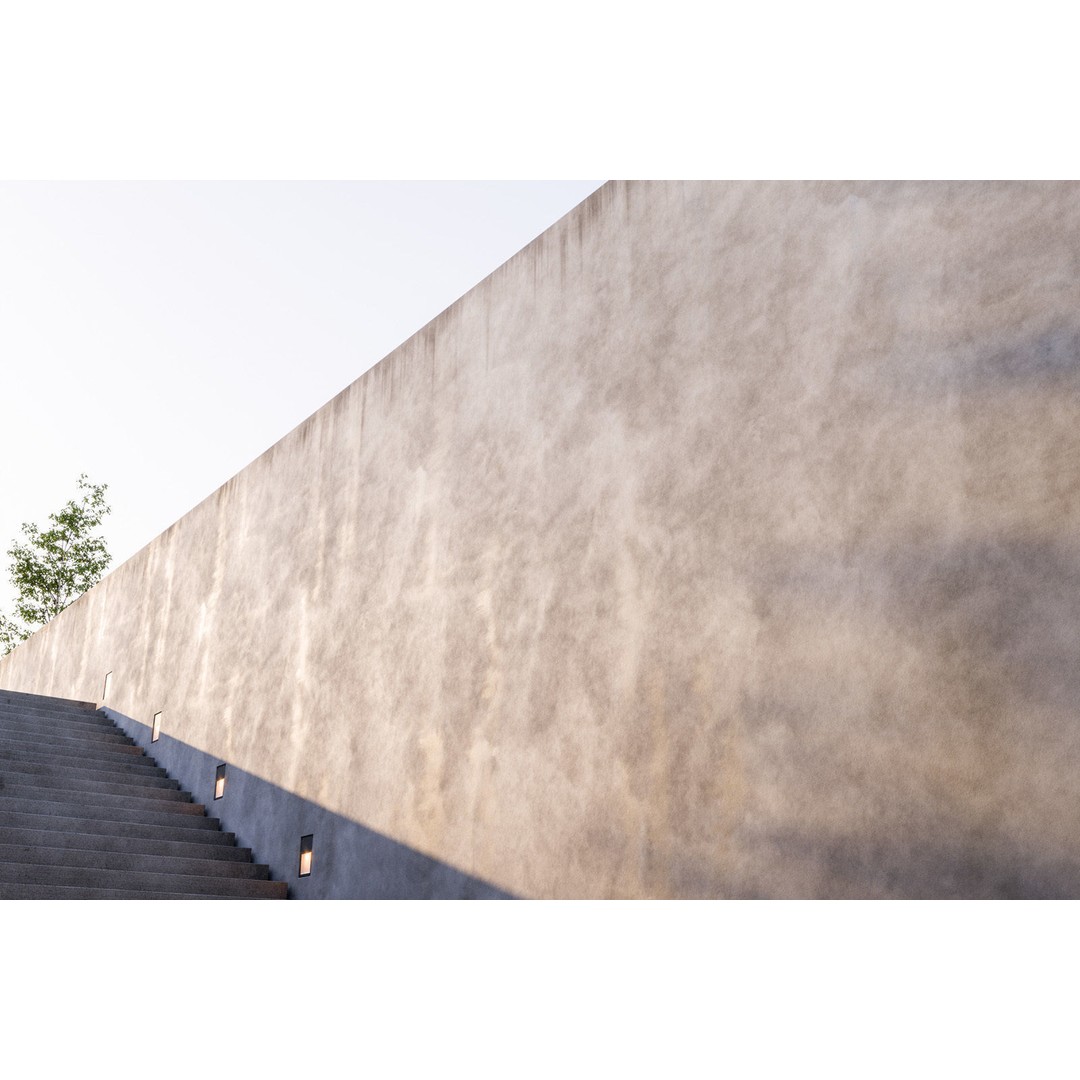 Large Area Concrete Textures Pack 3D Model – 8K Architectural Visualizations - View 44