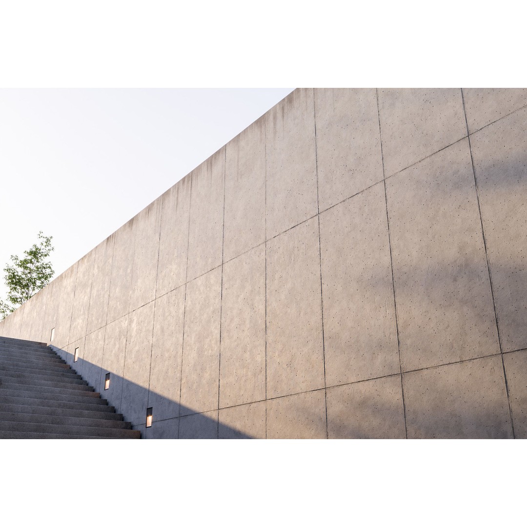 Large Area Concrete Textures Pack 3D Model – 8K Architectural Visualizations - View 8