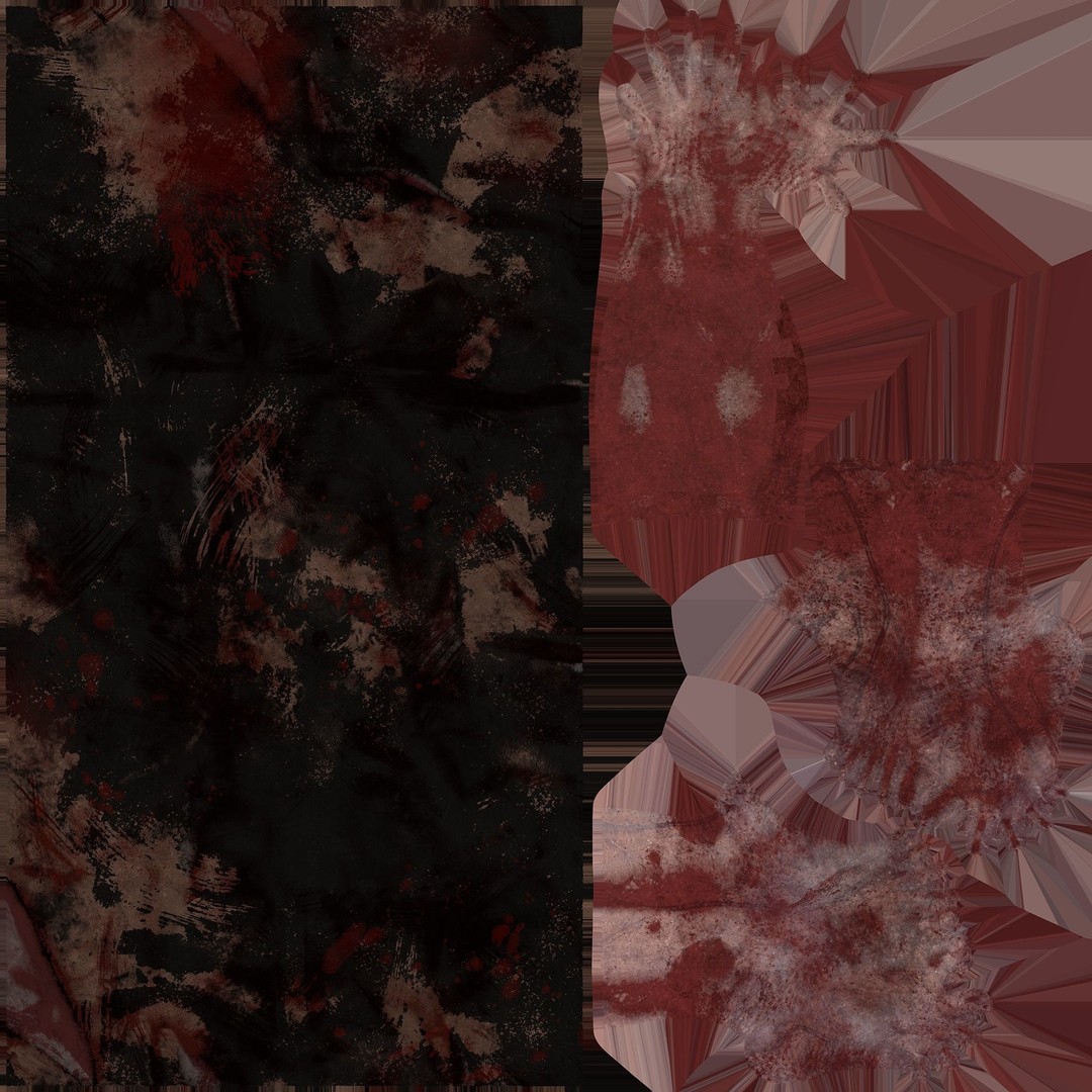 Apocalyptic Dead Bodies 3D Model – High Poly Horror Character with Textures - View 25