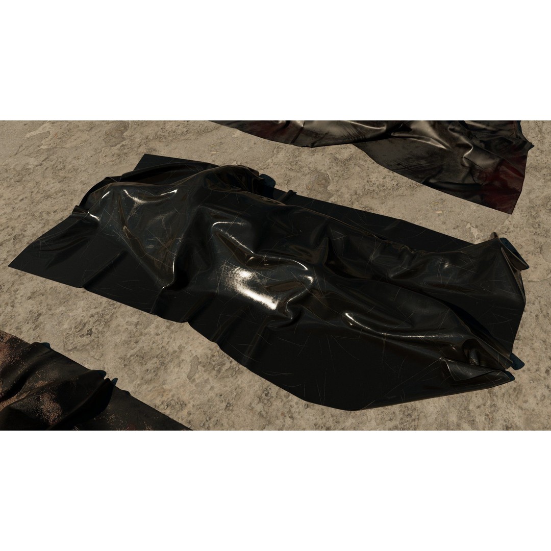 Apocalyptic Dead Bodies 3D Model – High Poly Horror Character with Textures - View 9