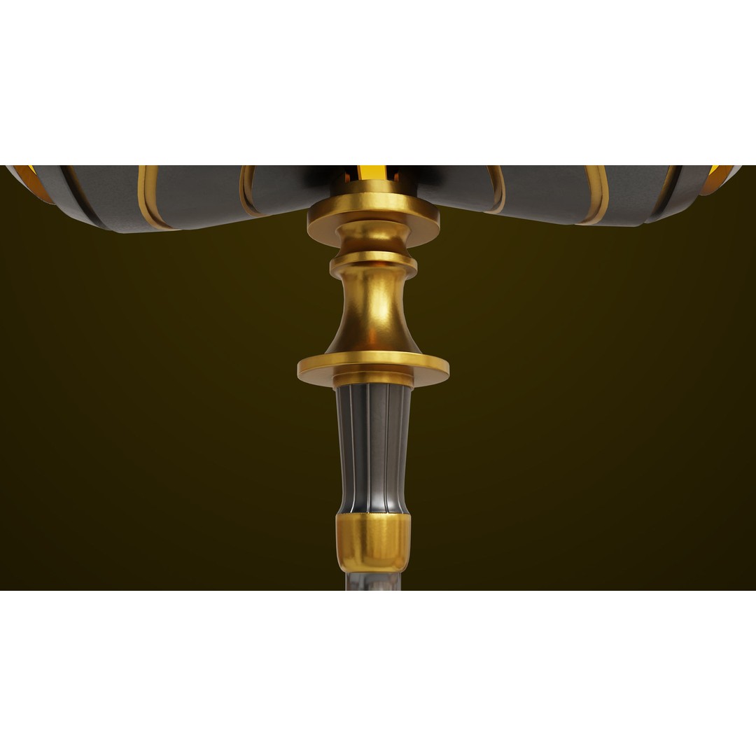 Sci Fi Battle Hammer 3D Model – Low Poly PBR Weapon for Games - View 12