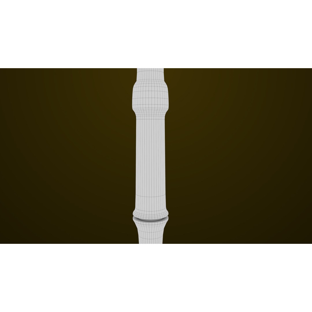 Sci Fi Battle Hammer 3D Model – Low Poly PBR Weapon for Games - View 27