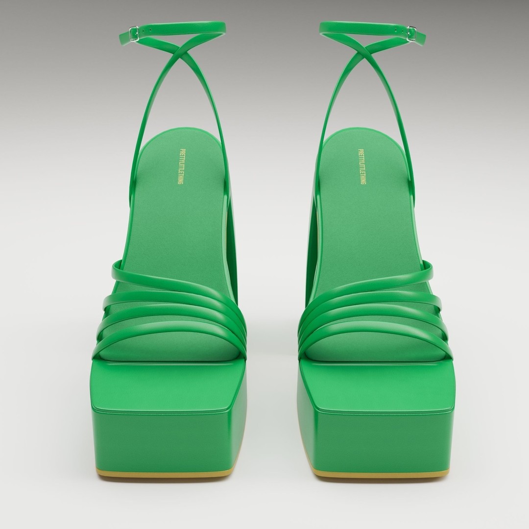 Heels 3D Model – Low Poly Game-Ready Footwear Collection, FBX - View 46