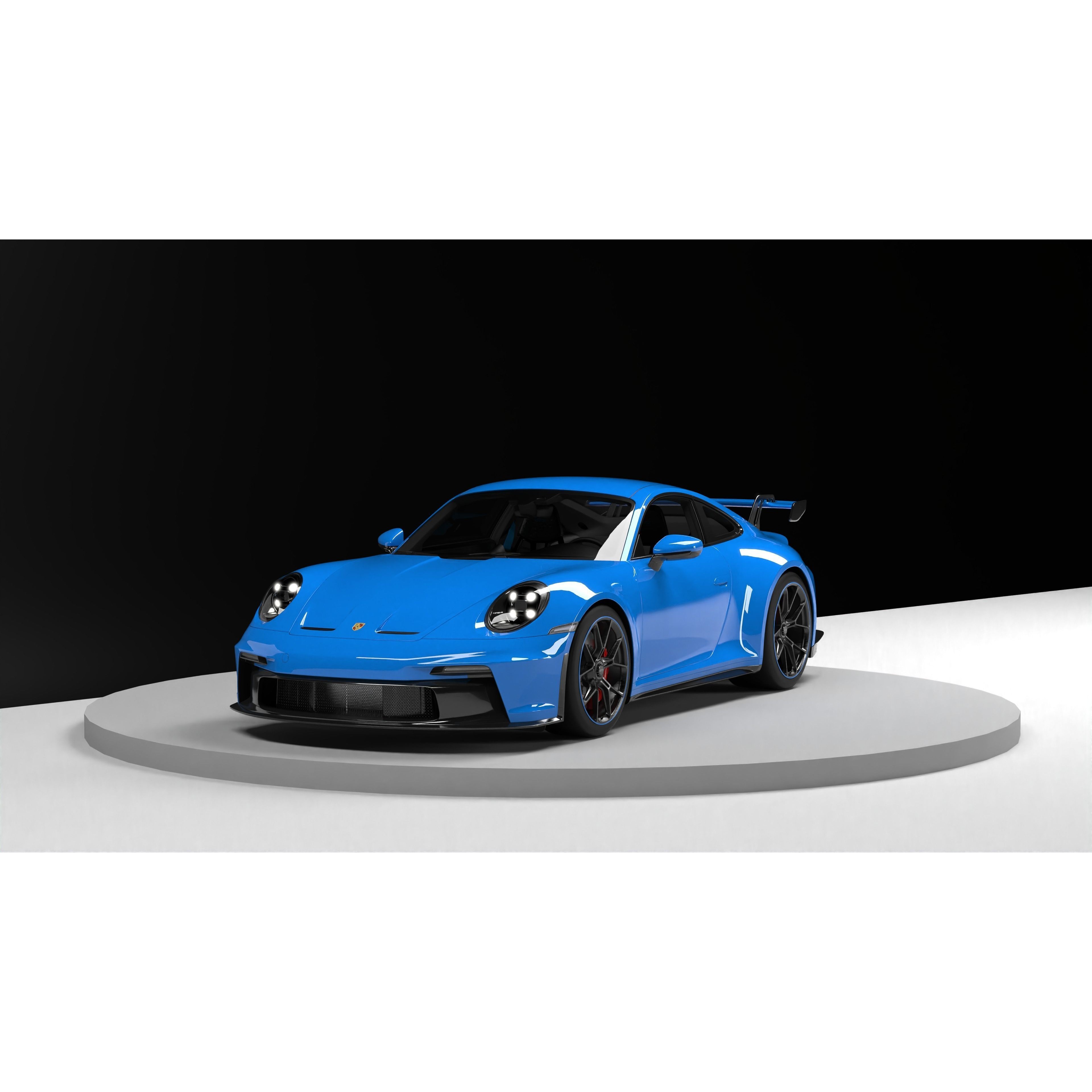 Porsche 911 GT3 - Game-Ready 3D Model - View 13