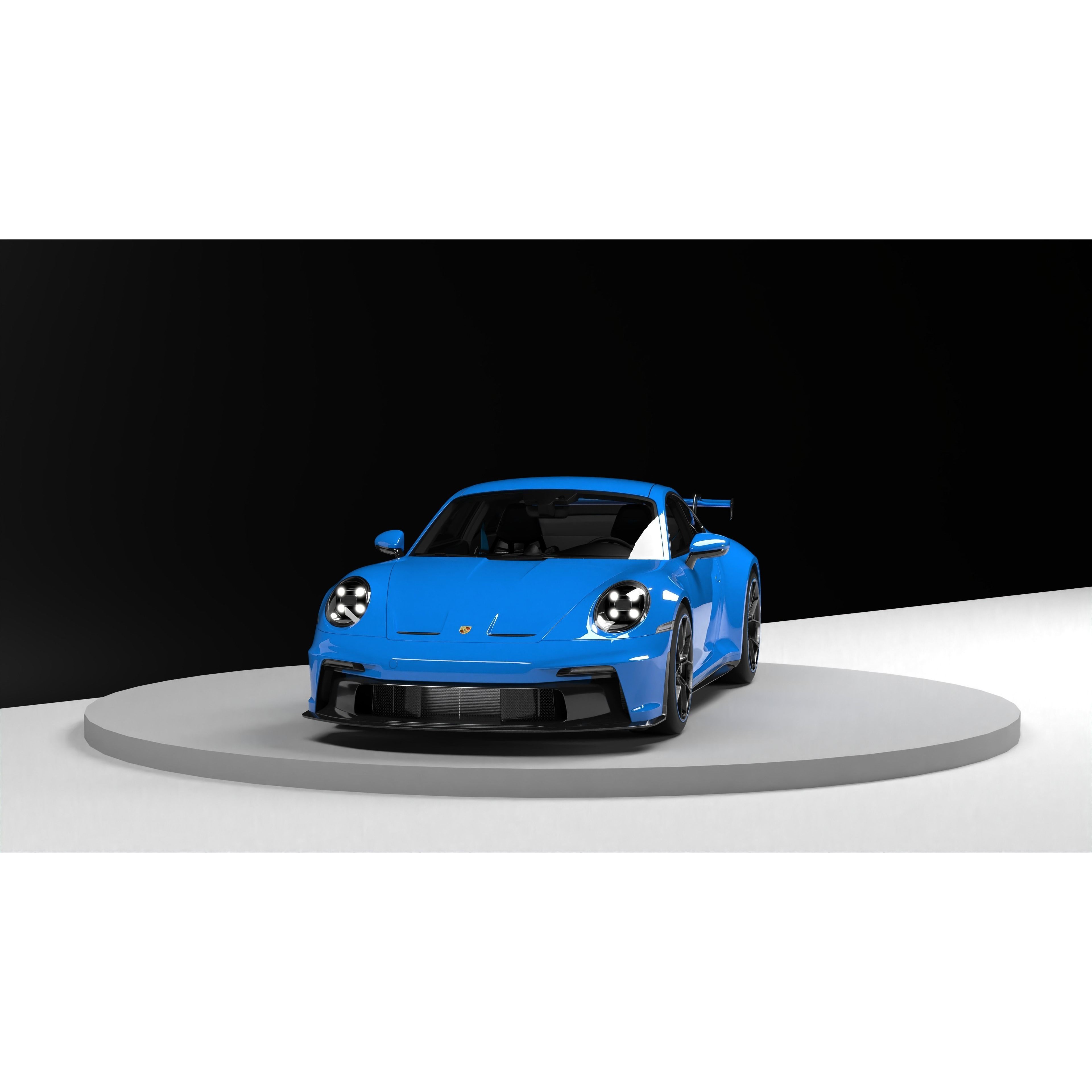 Porsche 911 GT3 - Game-Ready 3D Model - View 14