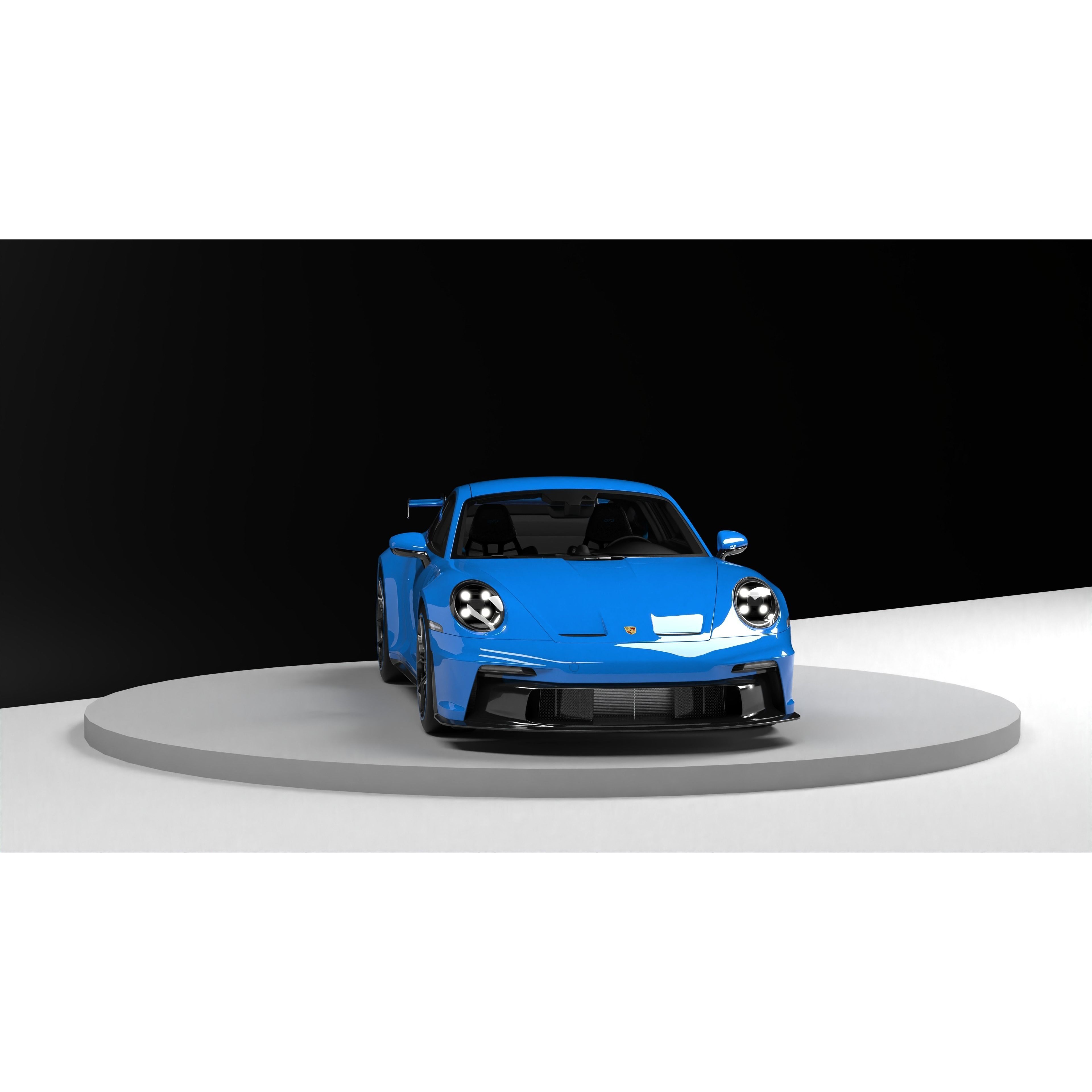 Porsche 911 GT3 - Game-Ready 3D Model - View 15