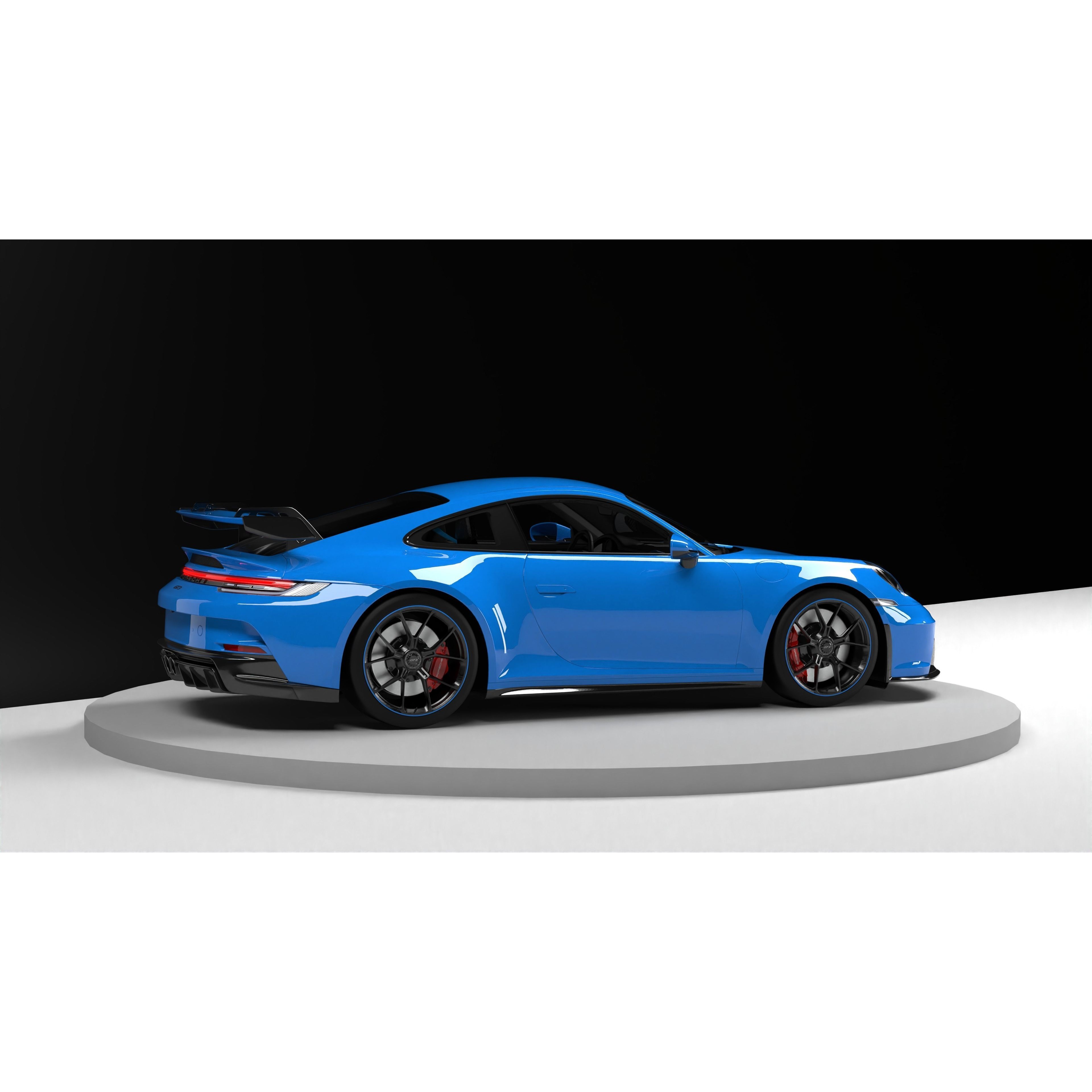 Porsche 911 GT3 - Game-Ready 3D Model - View 18