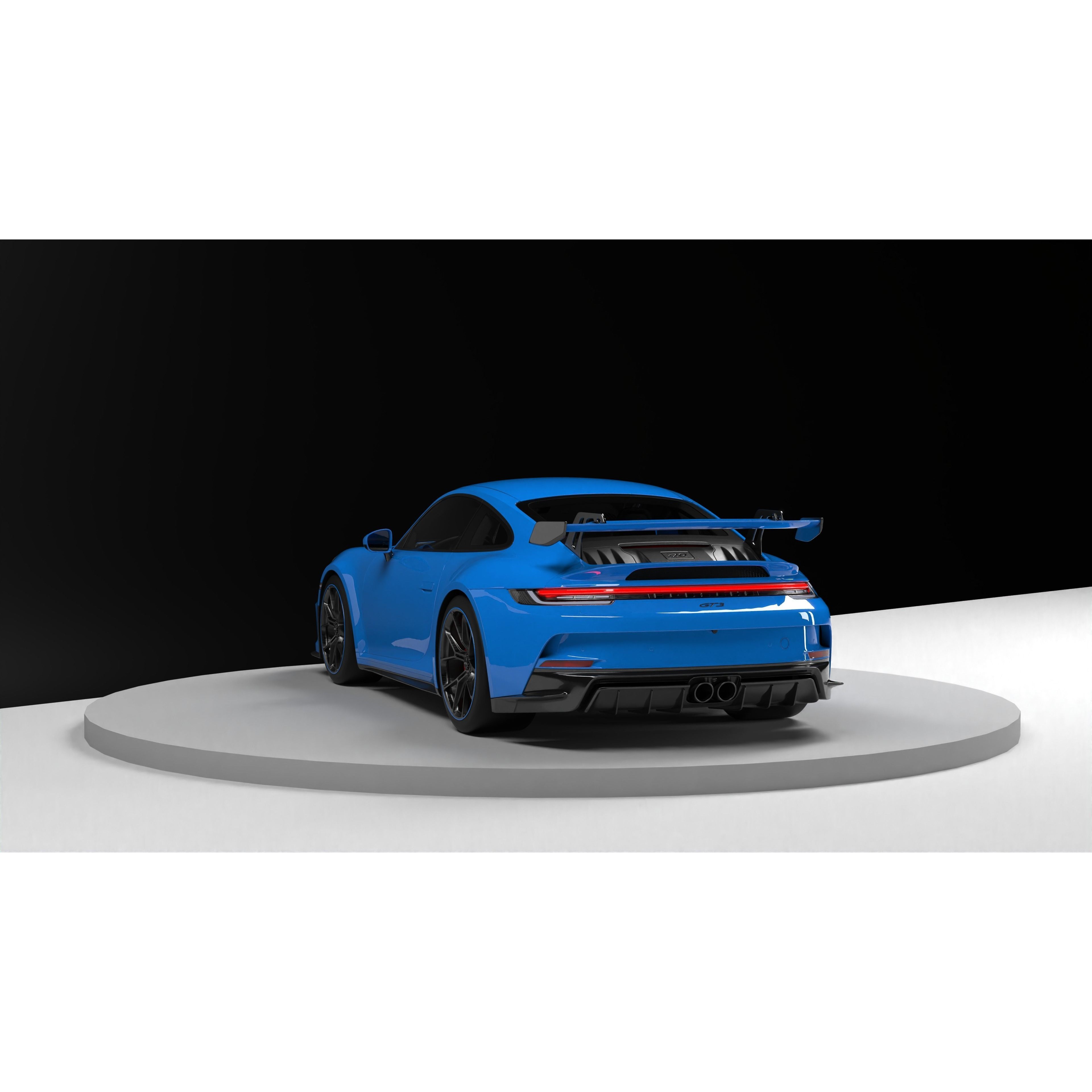 Porsche 911 GT3 - Game-Ready 3D Model - View 20