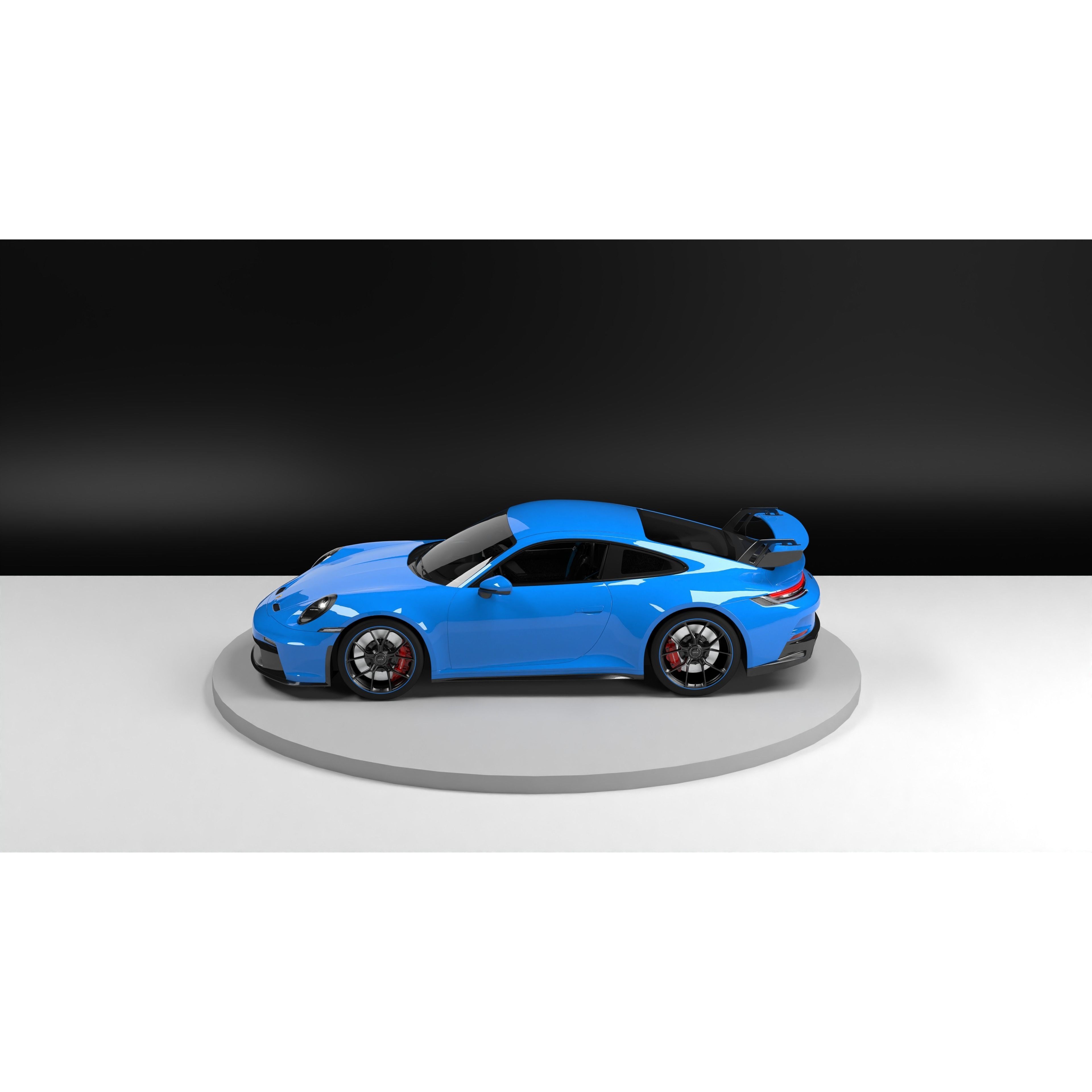 Porsche 911 GT3 - Game-Ready 3D Model - View 27