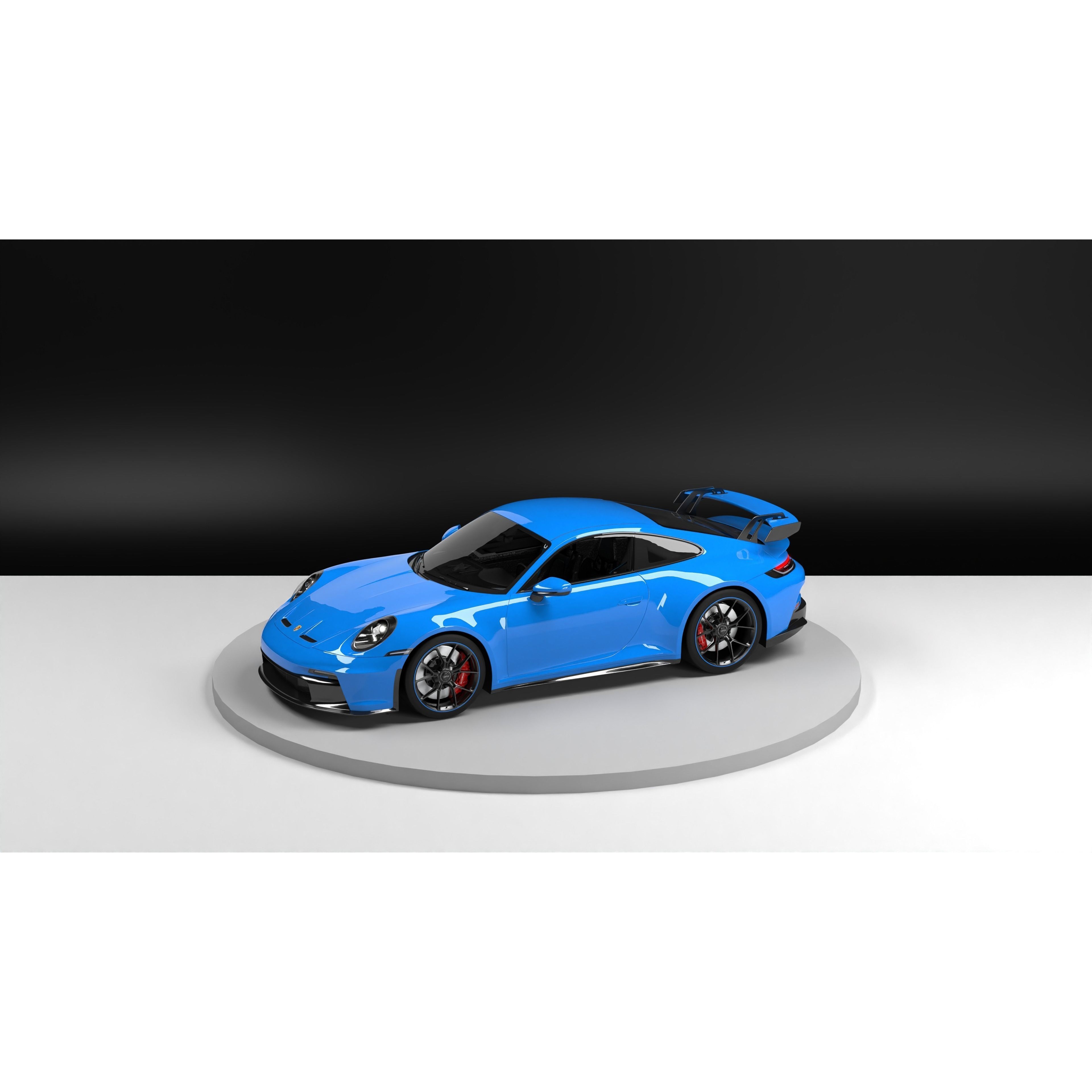Porsche 911 GT3 - Game-Ready 3D Model - View 29