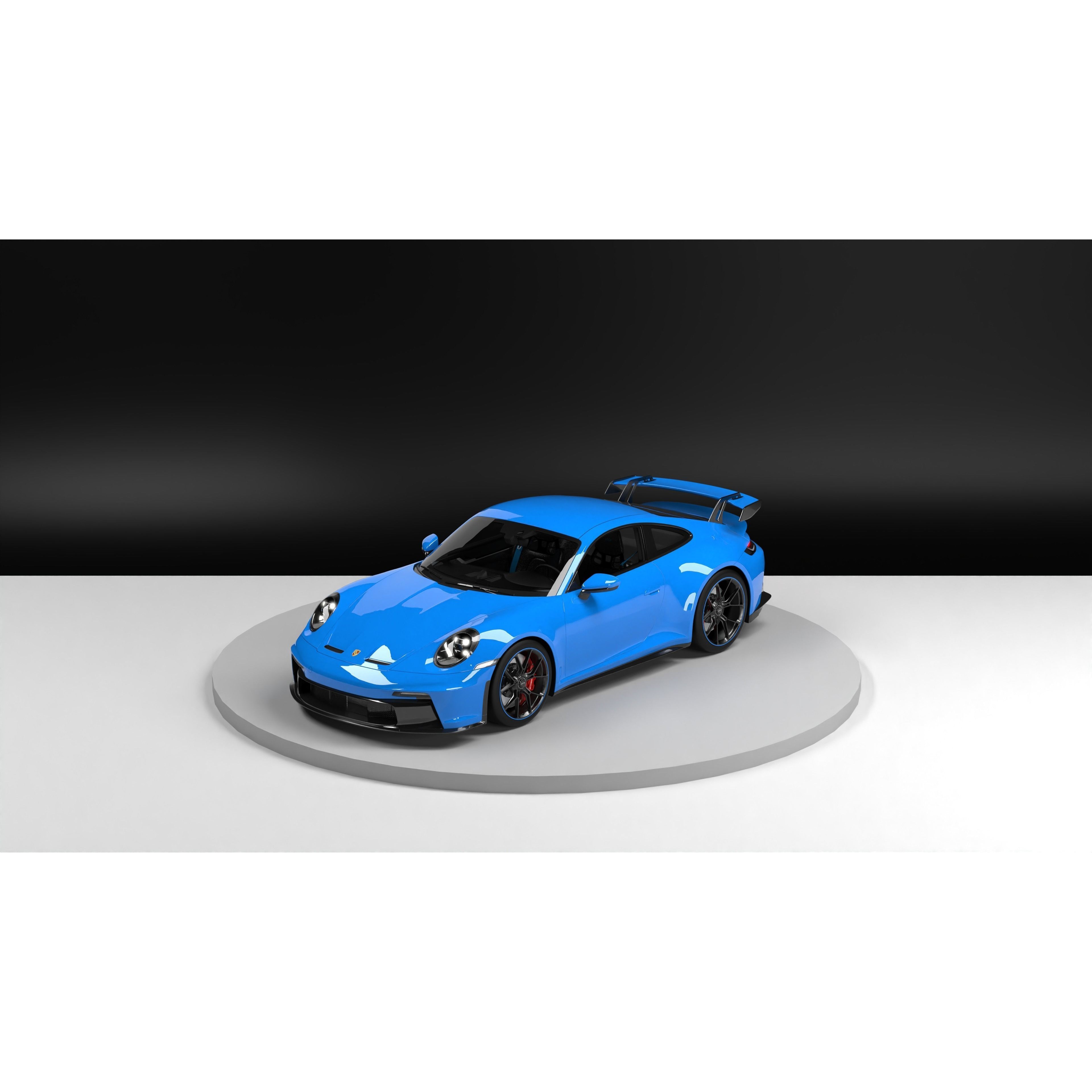 Porsche 911 GT3 - Game-Ready 3D Model - View 30