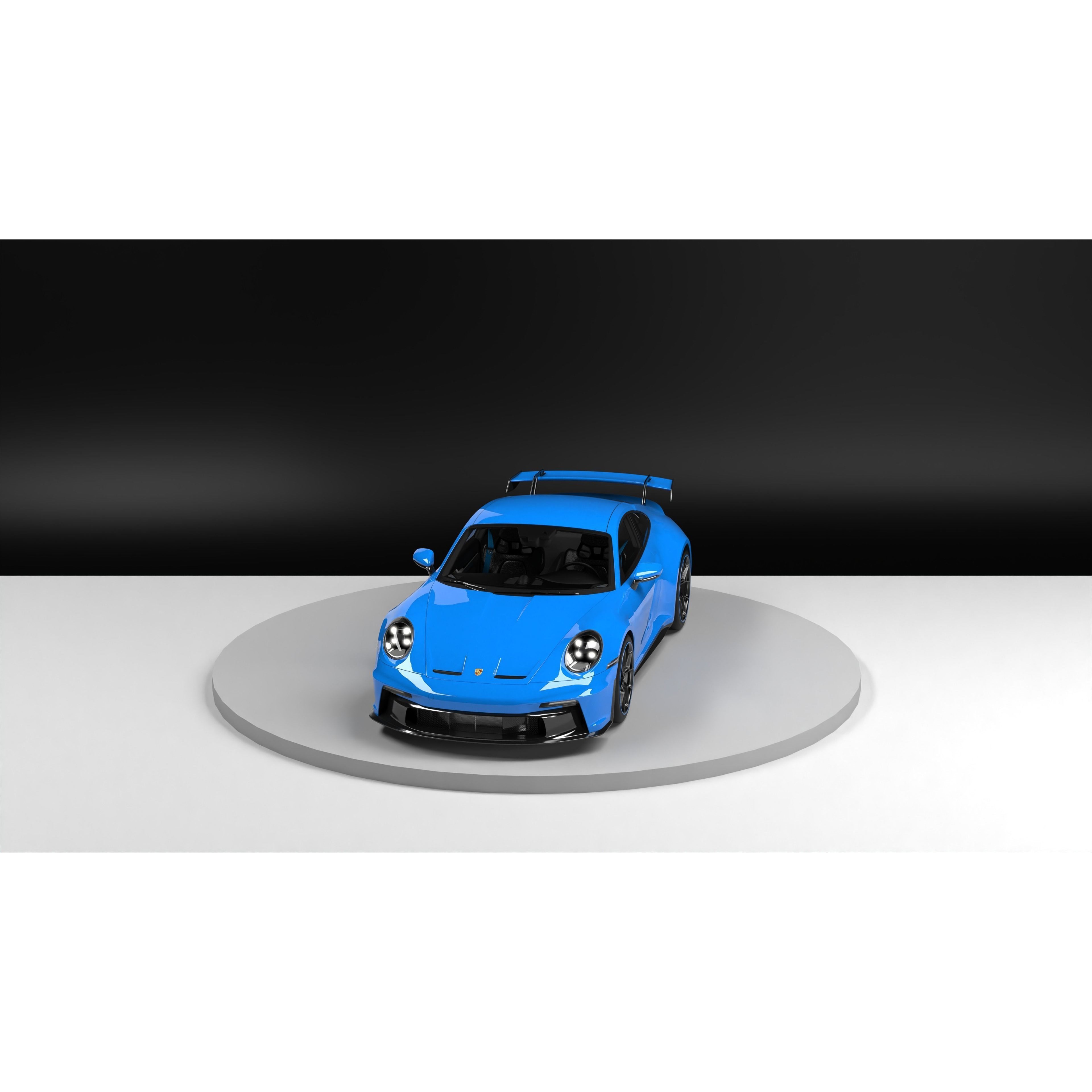Porsche 911 GT3 - Game-Ready 3D Model - View 31