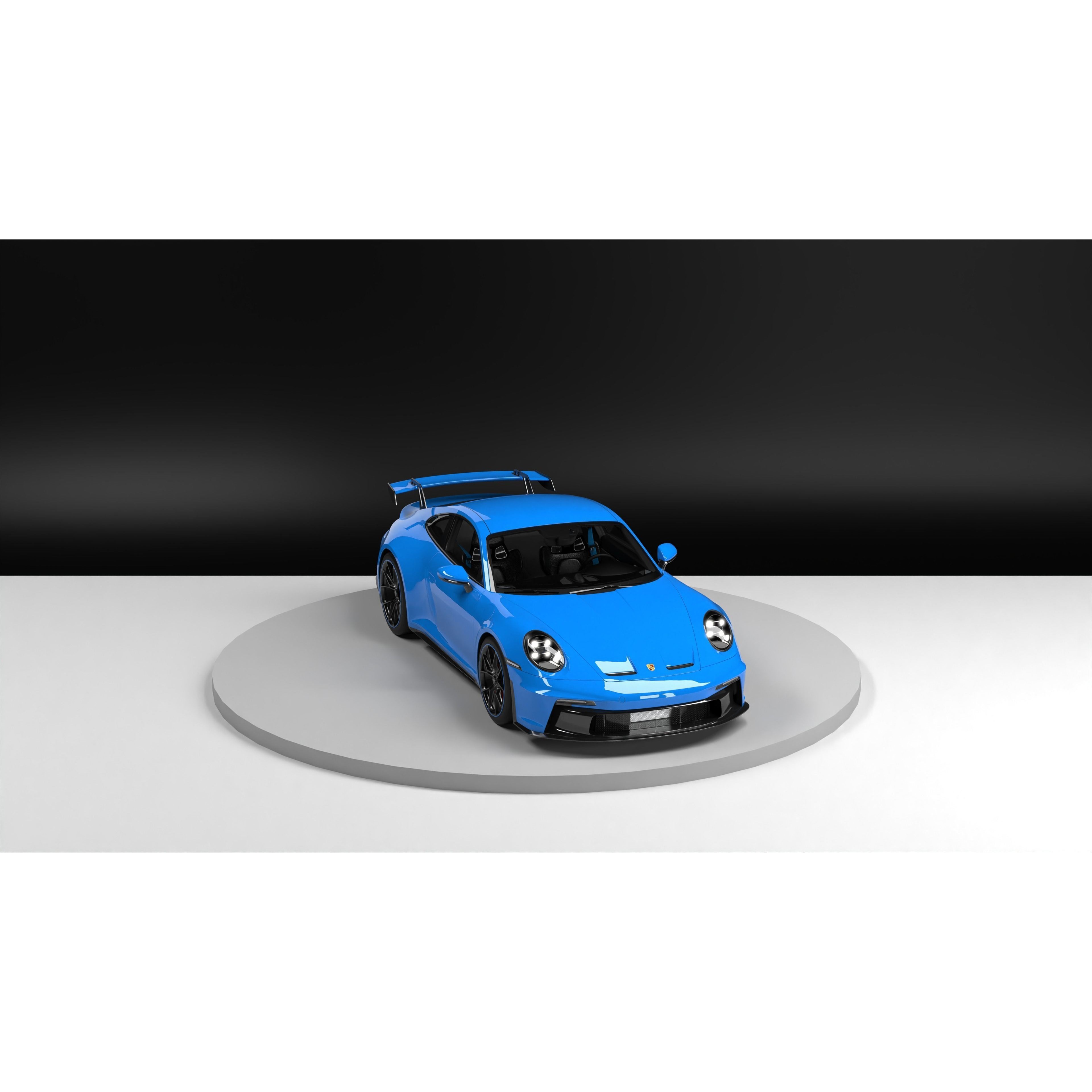 Porsche 911 GT3 - Game-Ready 3D Model - View 32