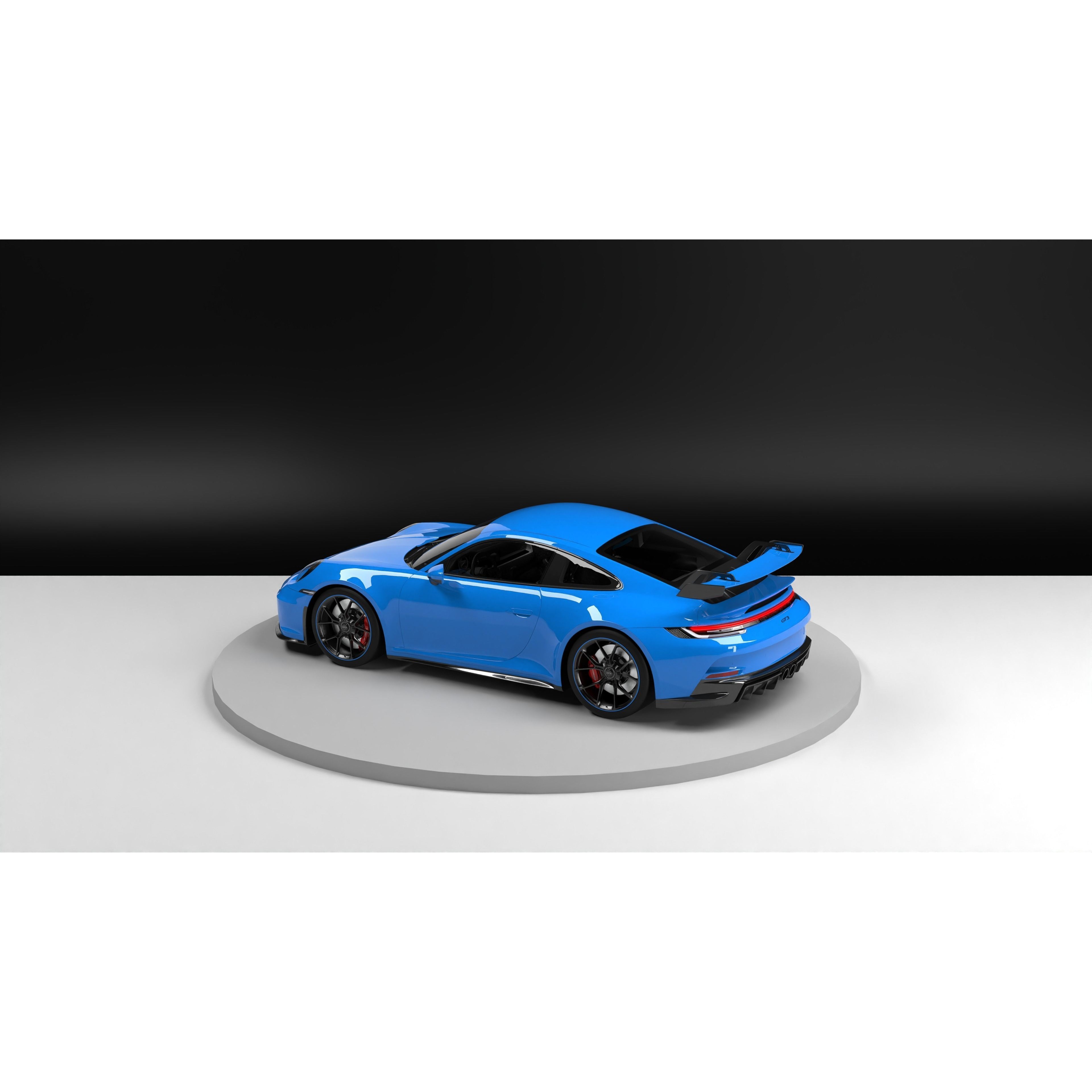Porsche 911 GT3 - Game-Ready 3D Model - View 38