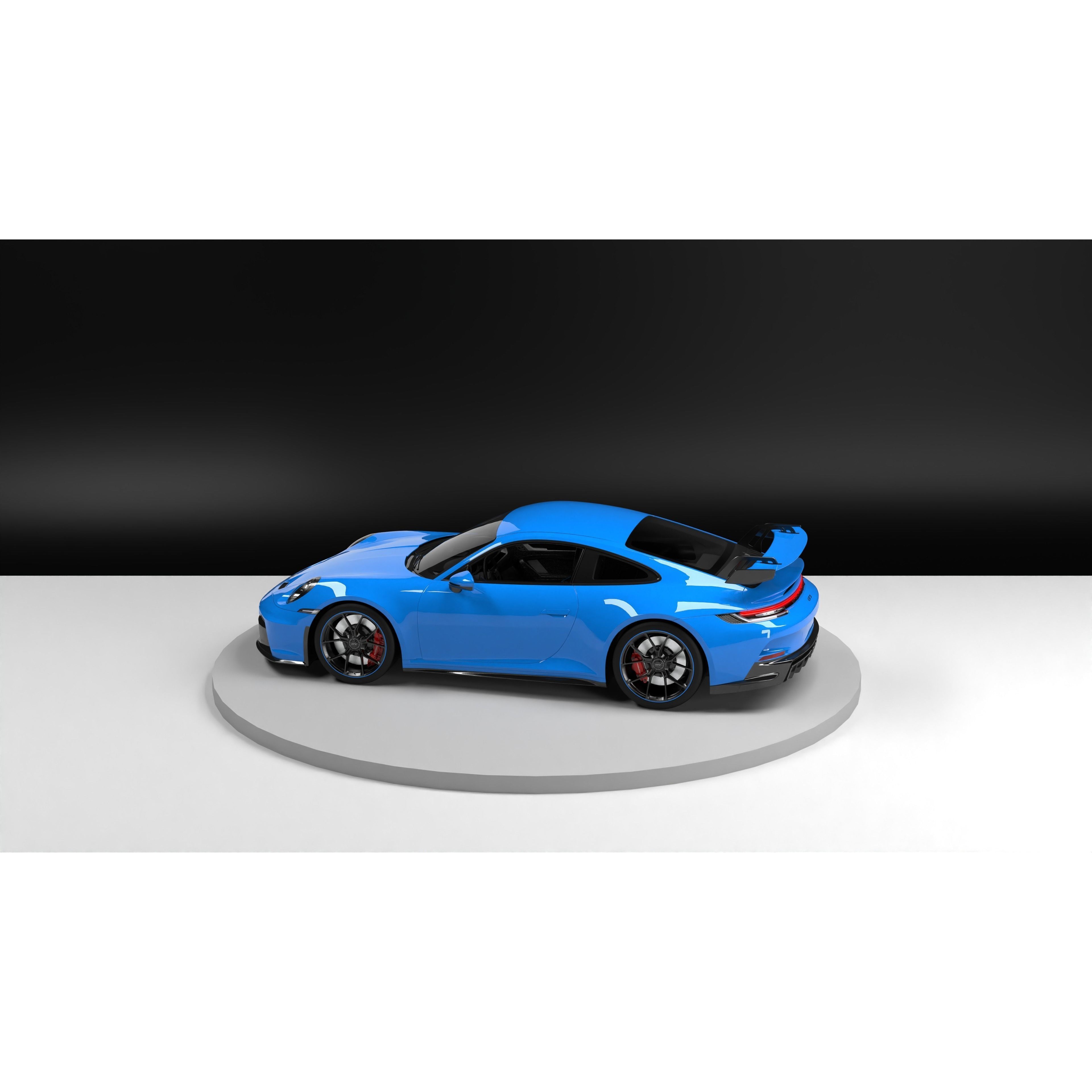 Porsche 911 GT3 - Game-Ready 3D Model - View 40